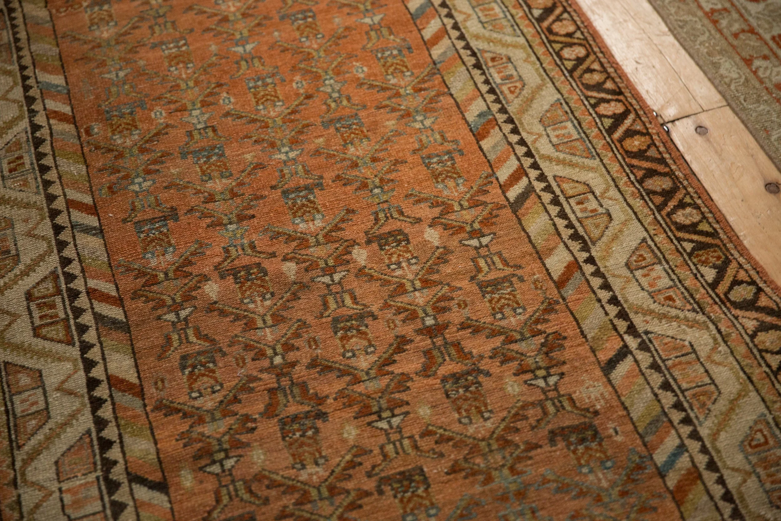 3x13.5 Vintage Distressed Malayer Rug Runner - Image 10