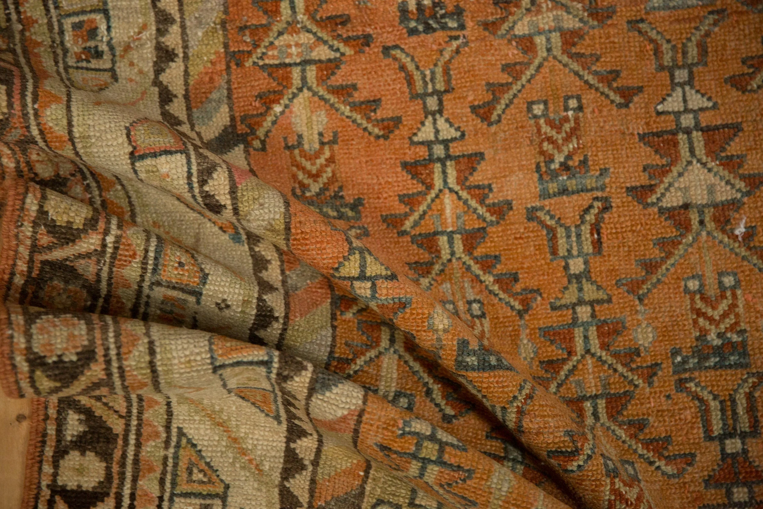 3x13.5 Vintage Distressed Malayer Rug Runner - Image 12
