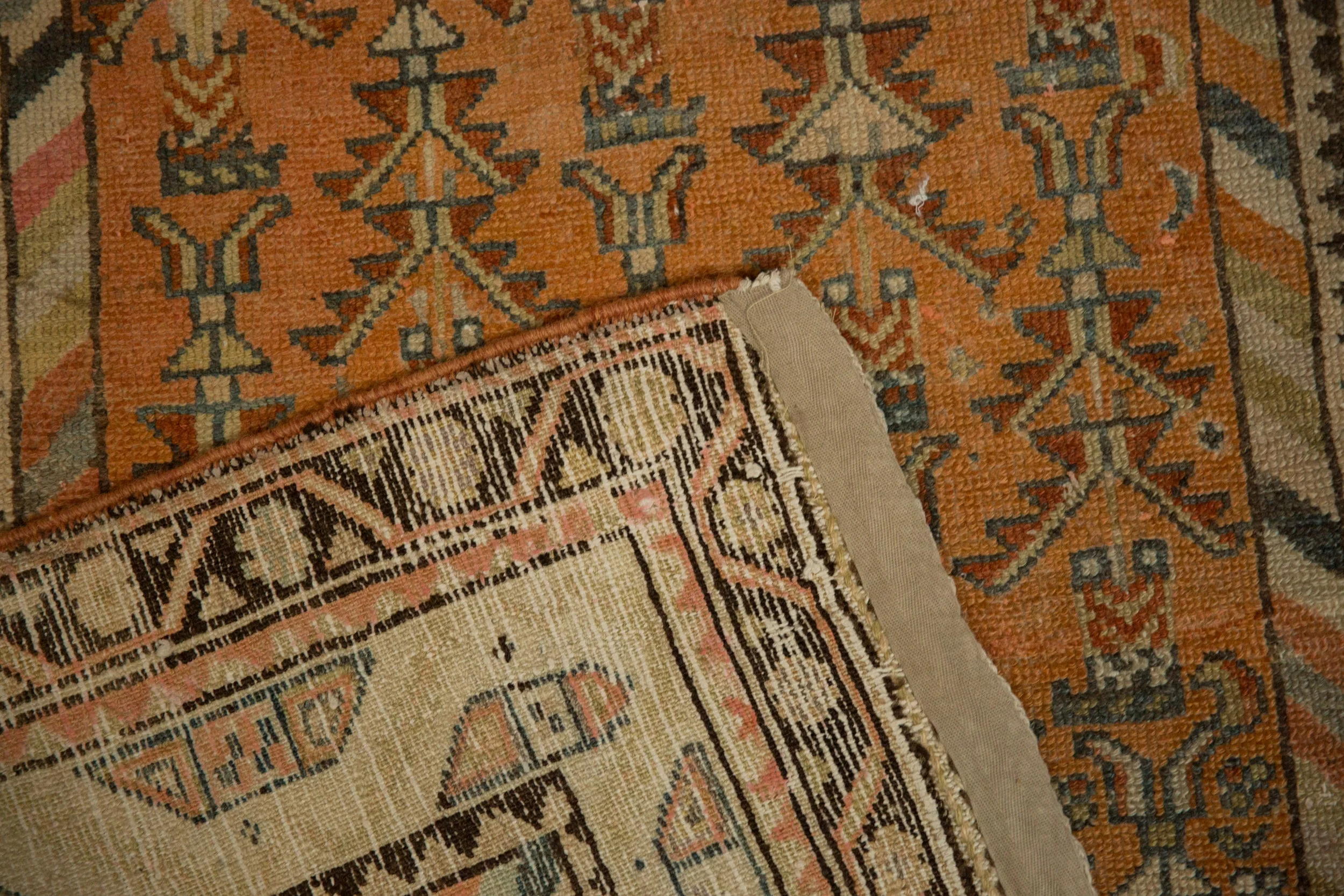3x13.5 Vintage Distressed Malayer Rug Runner - Image 13