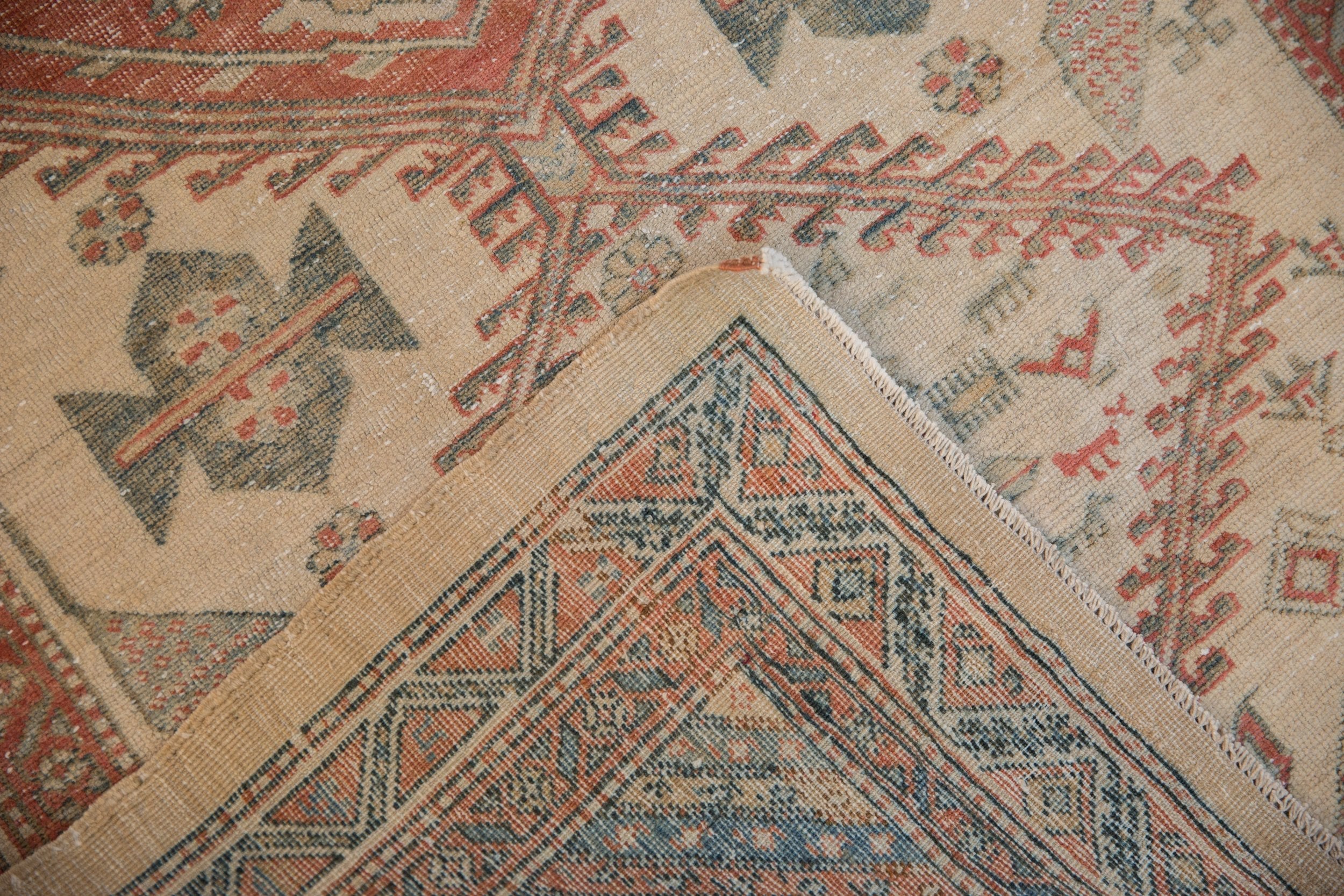 3x13.5 Vintage Distressed Serab Rug Runner - Image 12