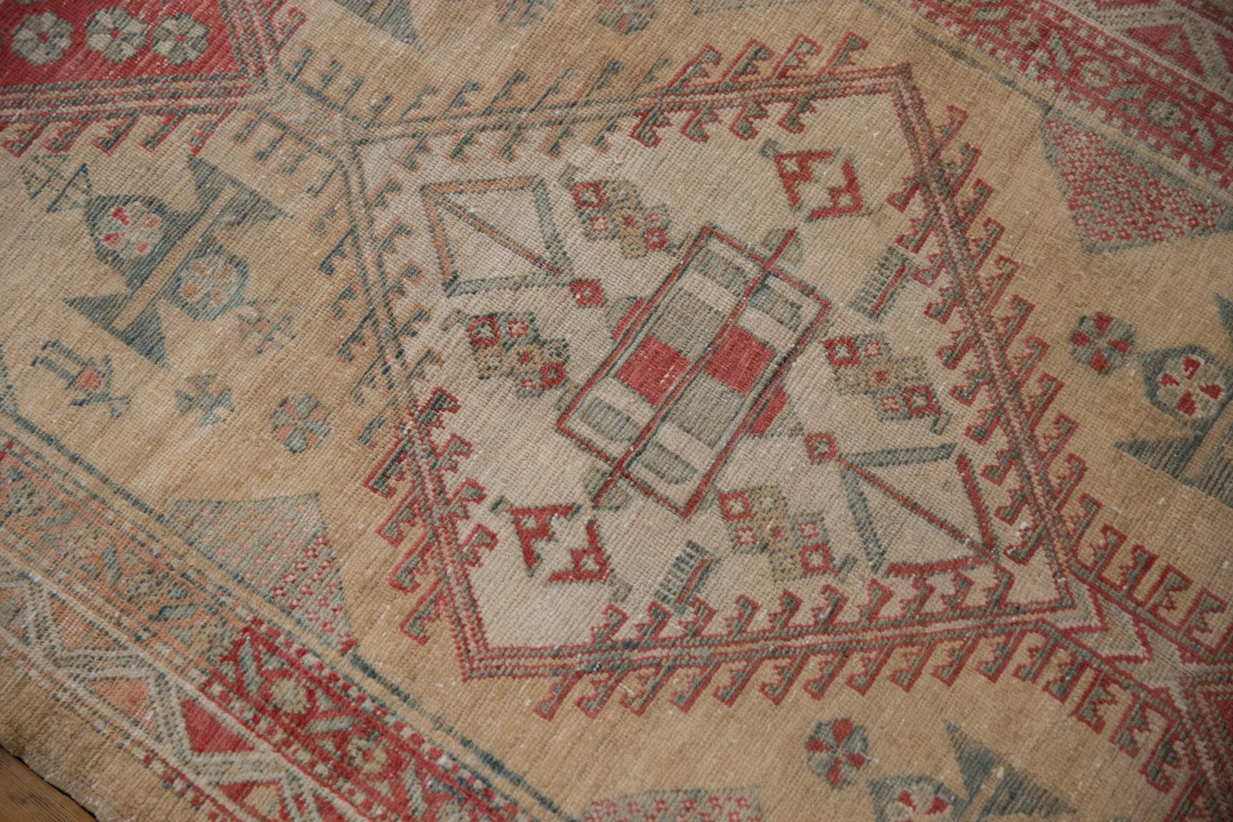3x13.5 Vintage Distressed Serab Rug Runner - Image 6