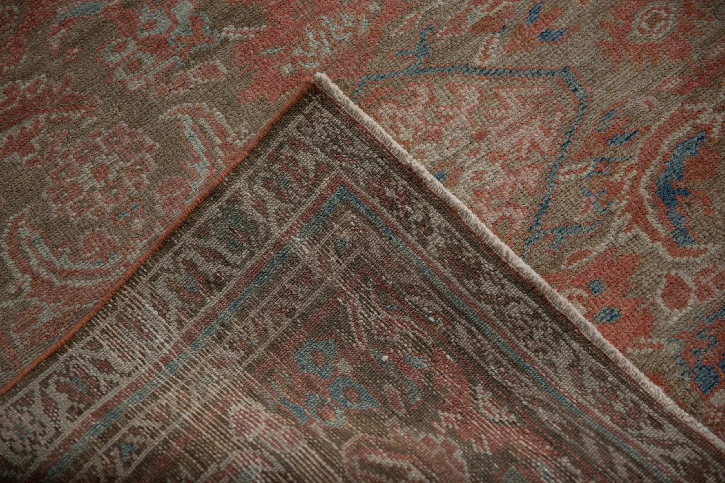 3x13 Vintage Distressed Hamadan Rug Runner - Image 10