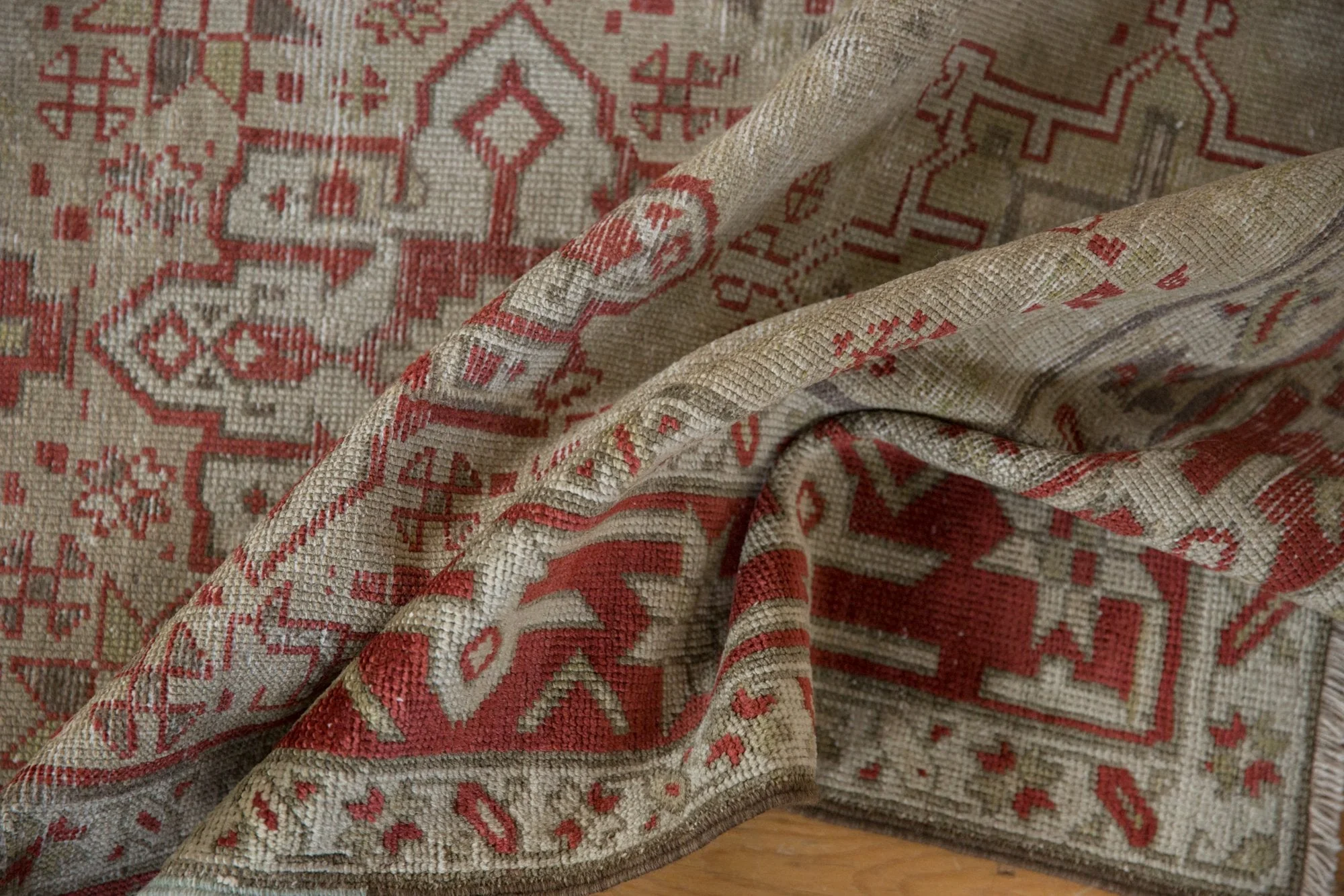 3x13 Vintage Distressed Karaja Rug Runner - Image 10