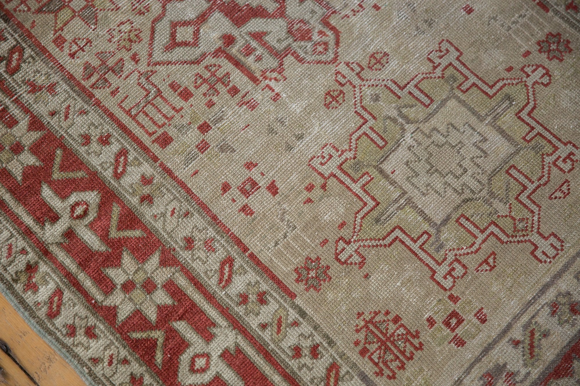 3x13 Vintage Distressed Karaja Rug Runner - Image 9