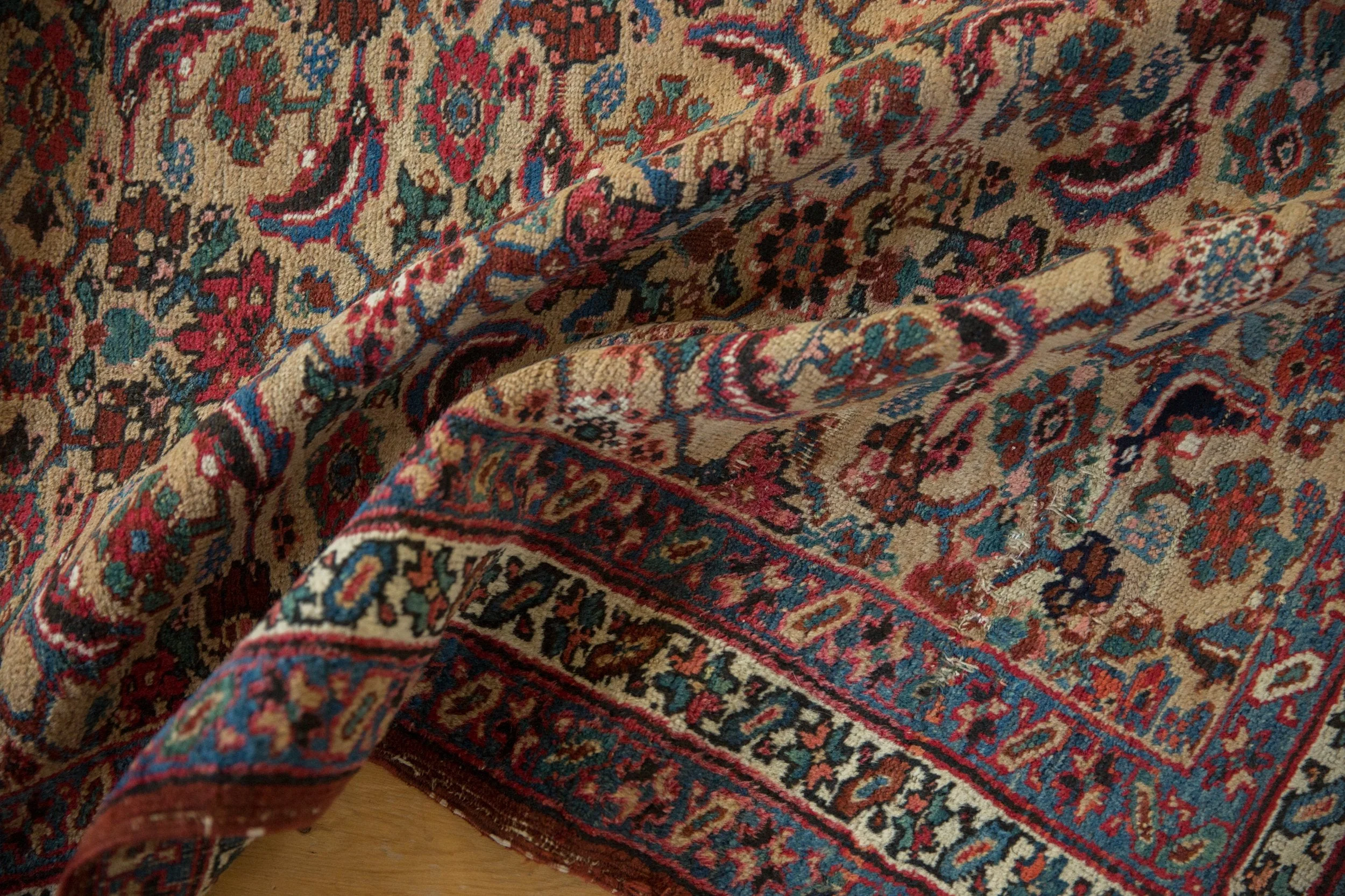 3x14.5 Antique Bijar Rug Runner - Image 12