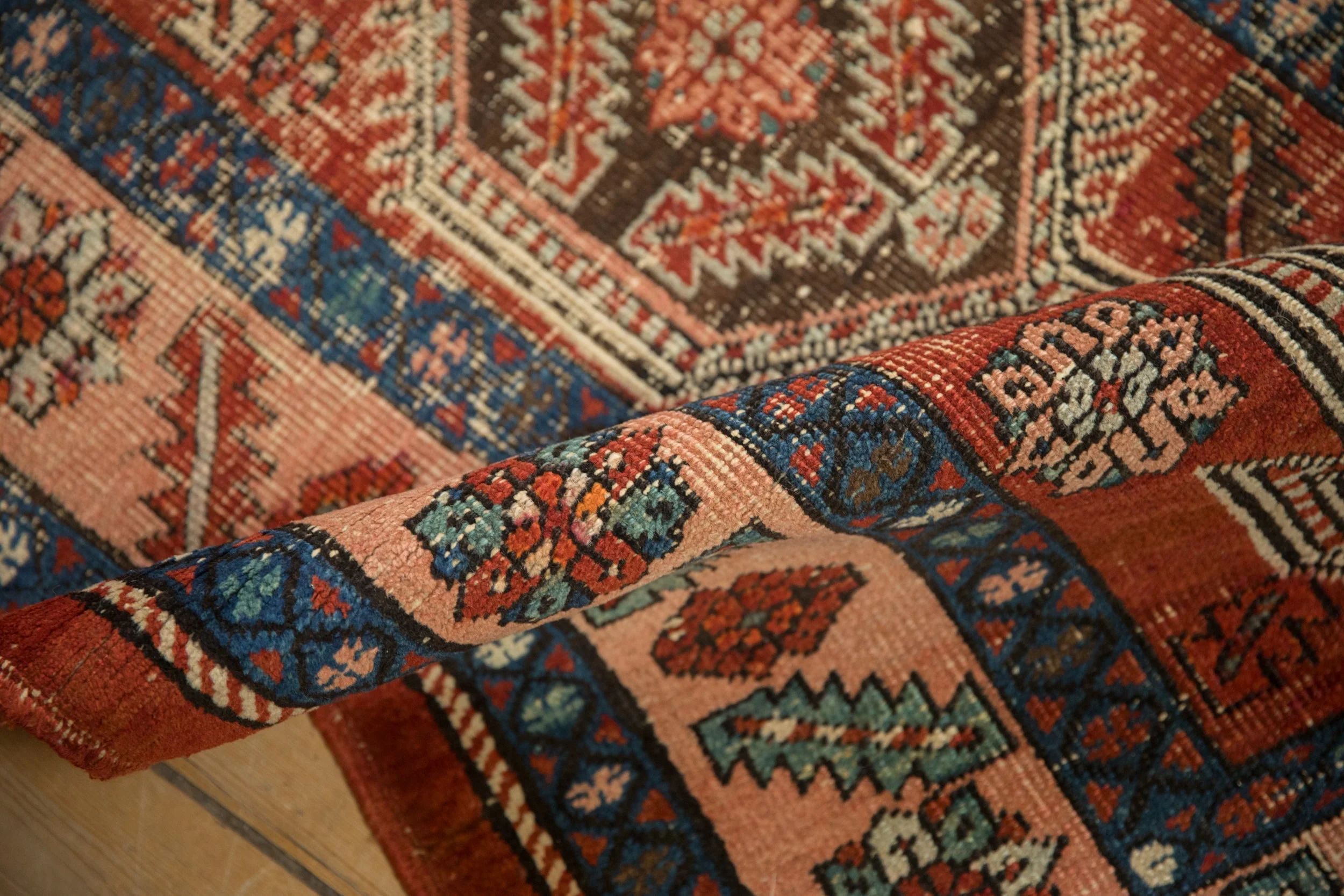 3x14.5 Antique Heriz Rug Runner - Image 10