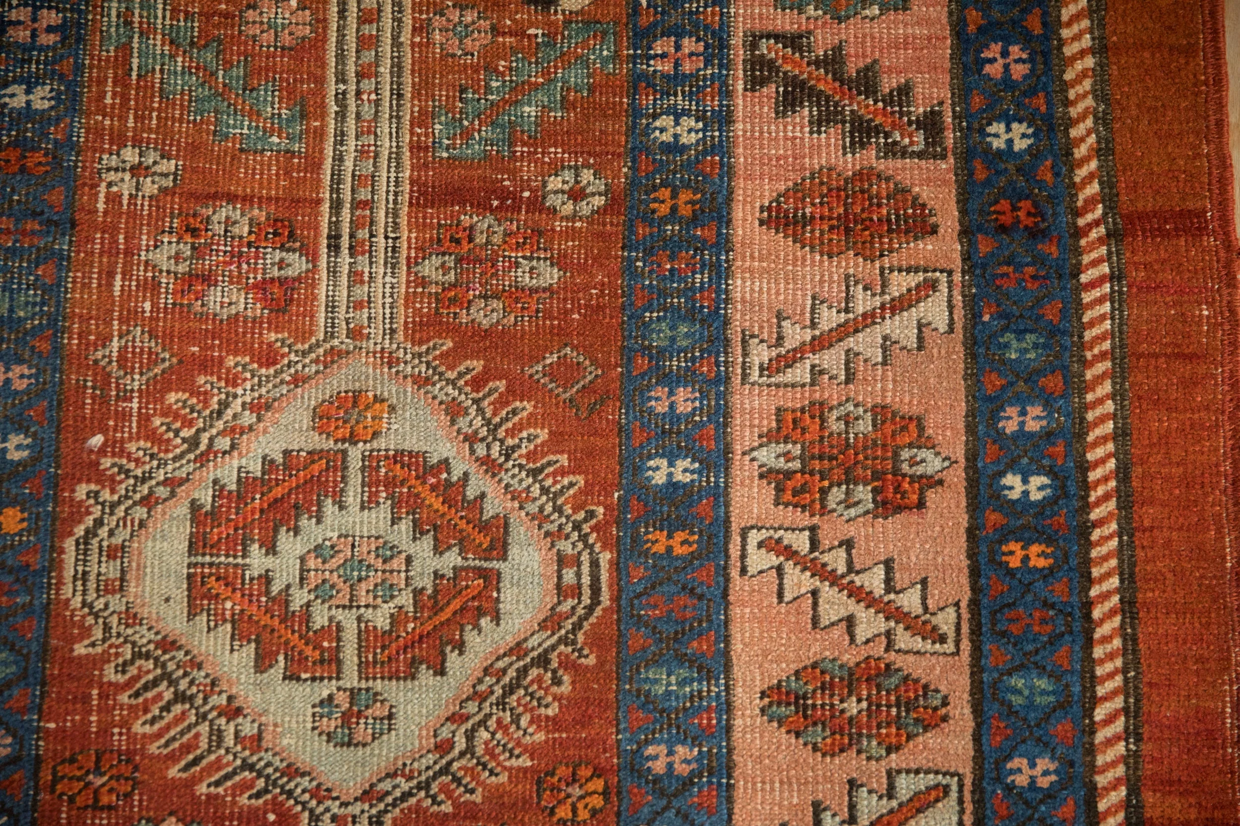 3x14.5 Antique Heriz Rug Runner - Image 3