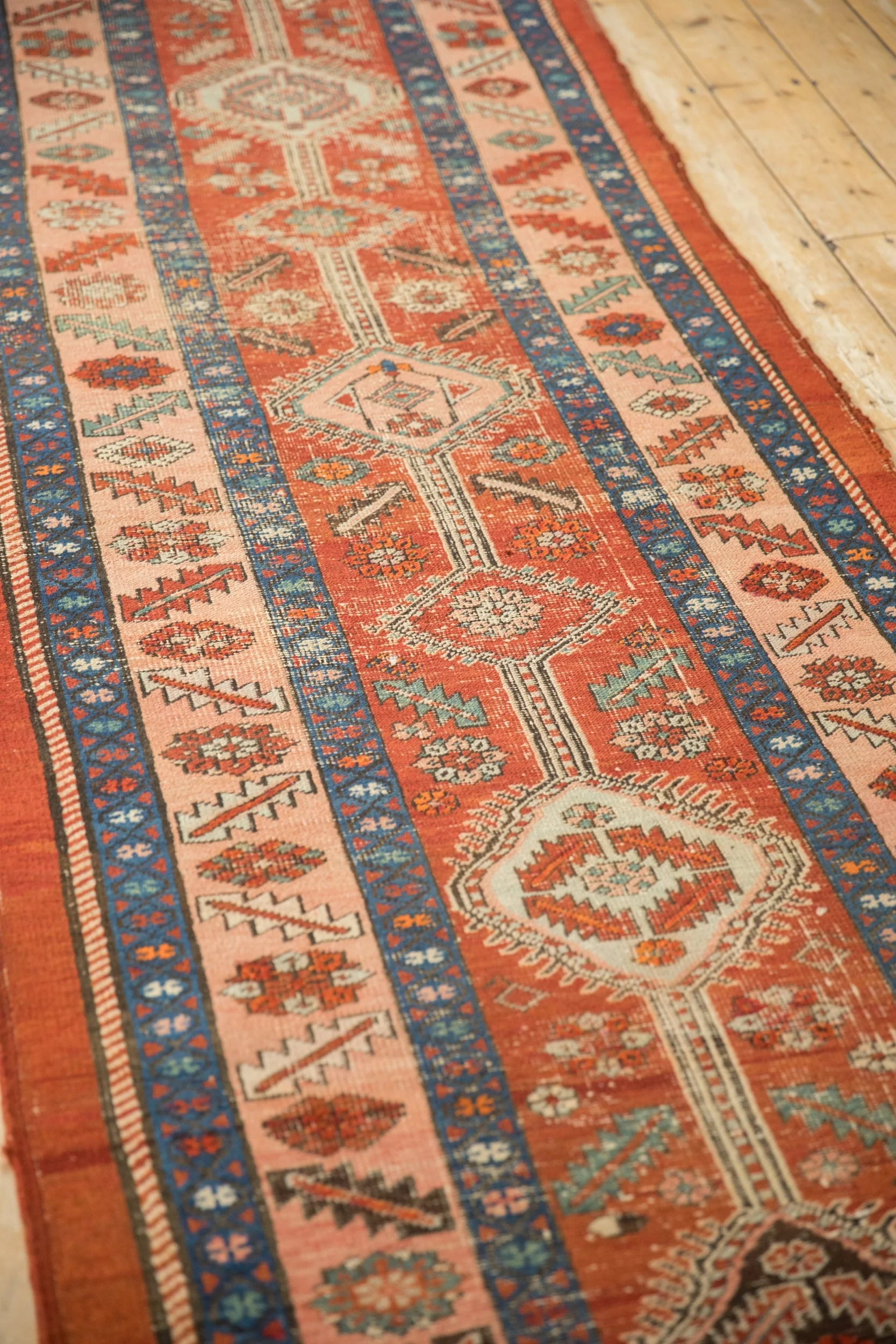 3x14.5 Antique Heriz Rug Runner - Image 6