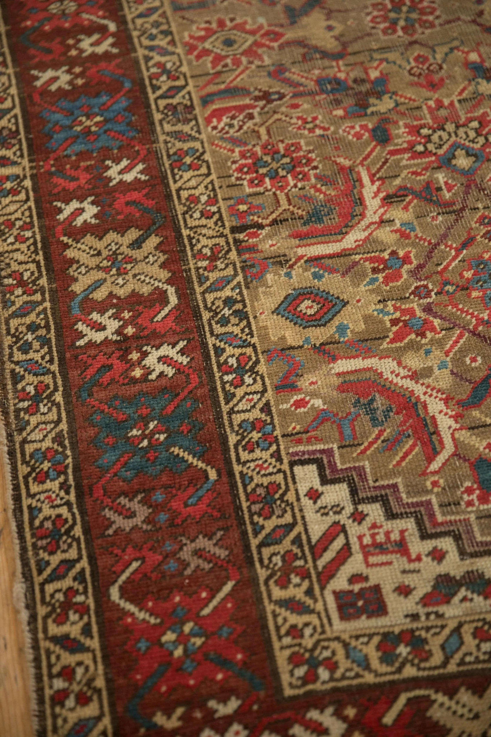 3x14.5 Antique Karabagh Rug Runner - Image 5