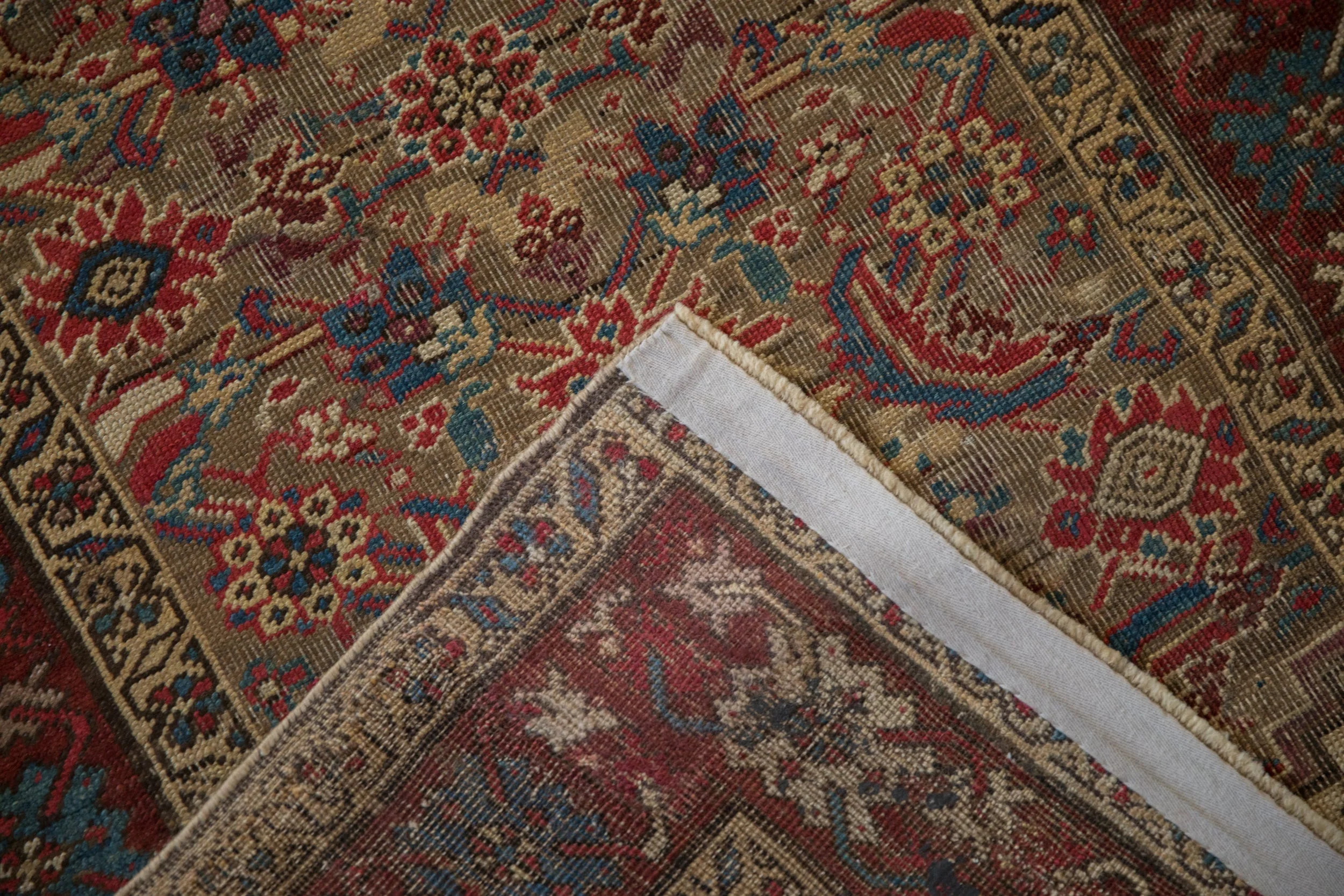 3x14.5 Antique Karabagh Rug Runner - Image 8