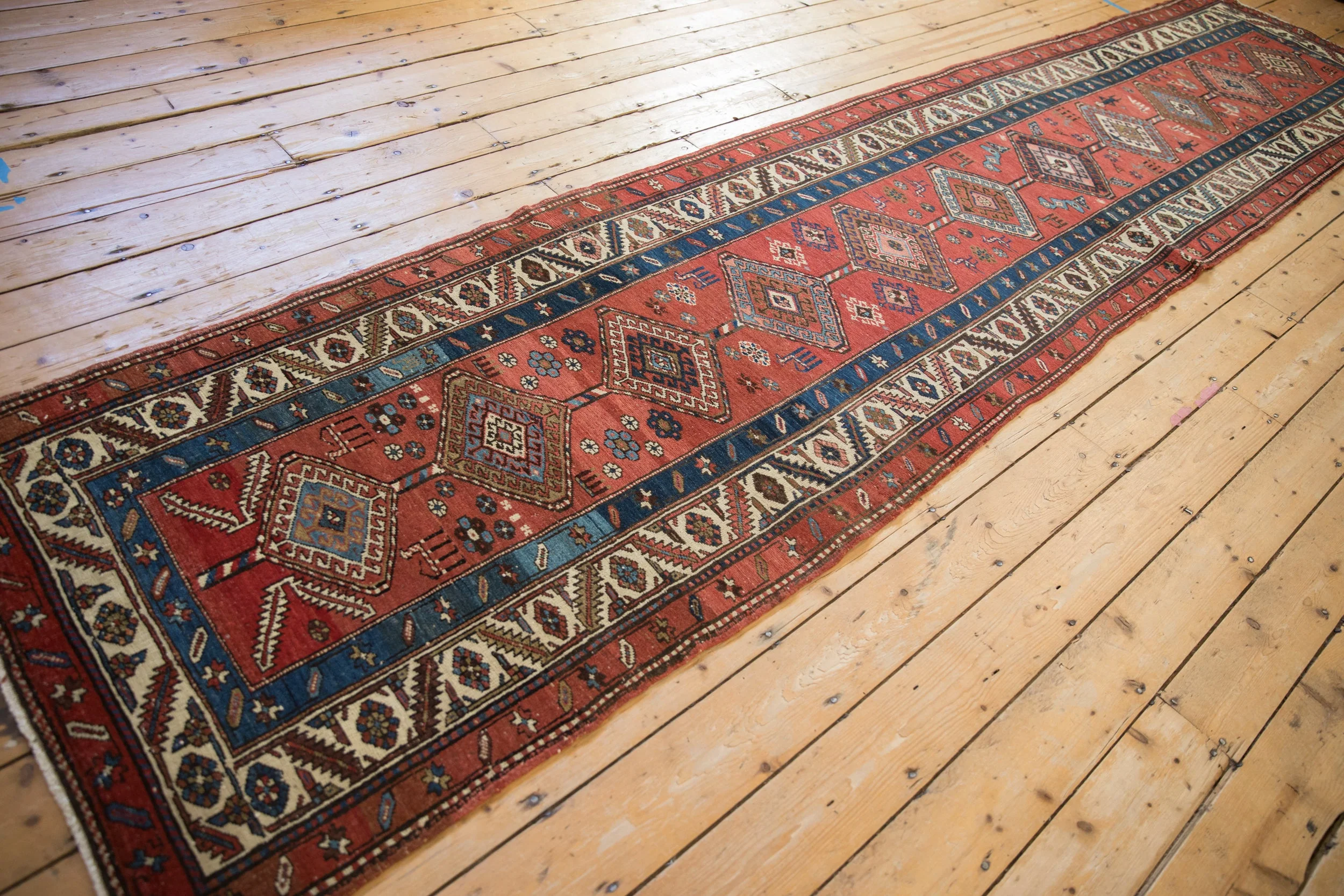 3x14.5 Antique Northwest Persian Rug Runner - Image 10