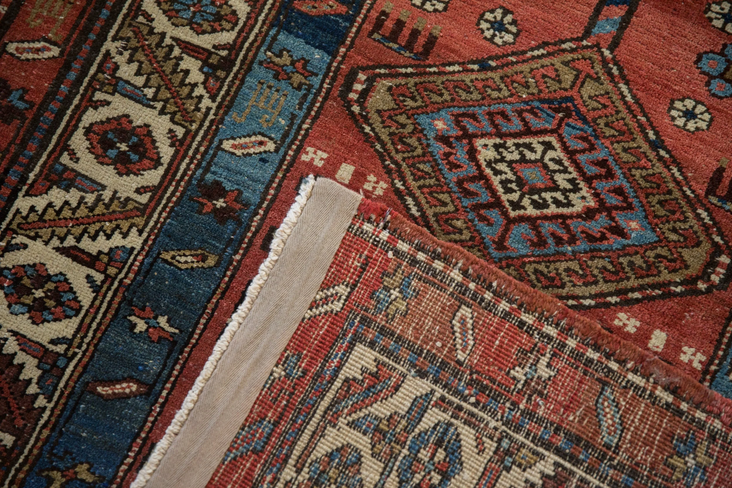 3x14.5 Antique Northwest Persian Rug Runner - Image 12