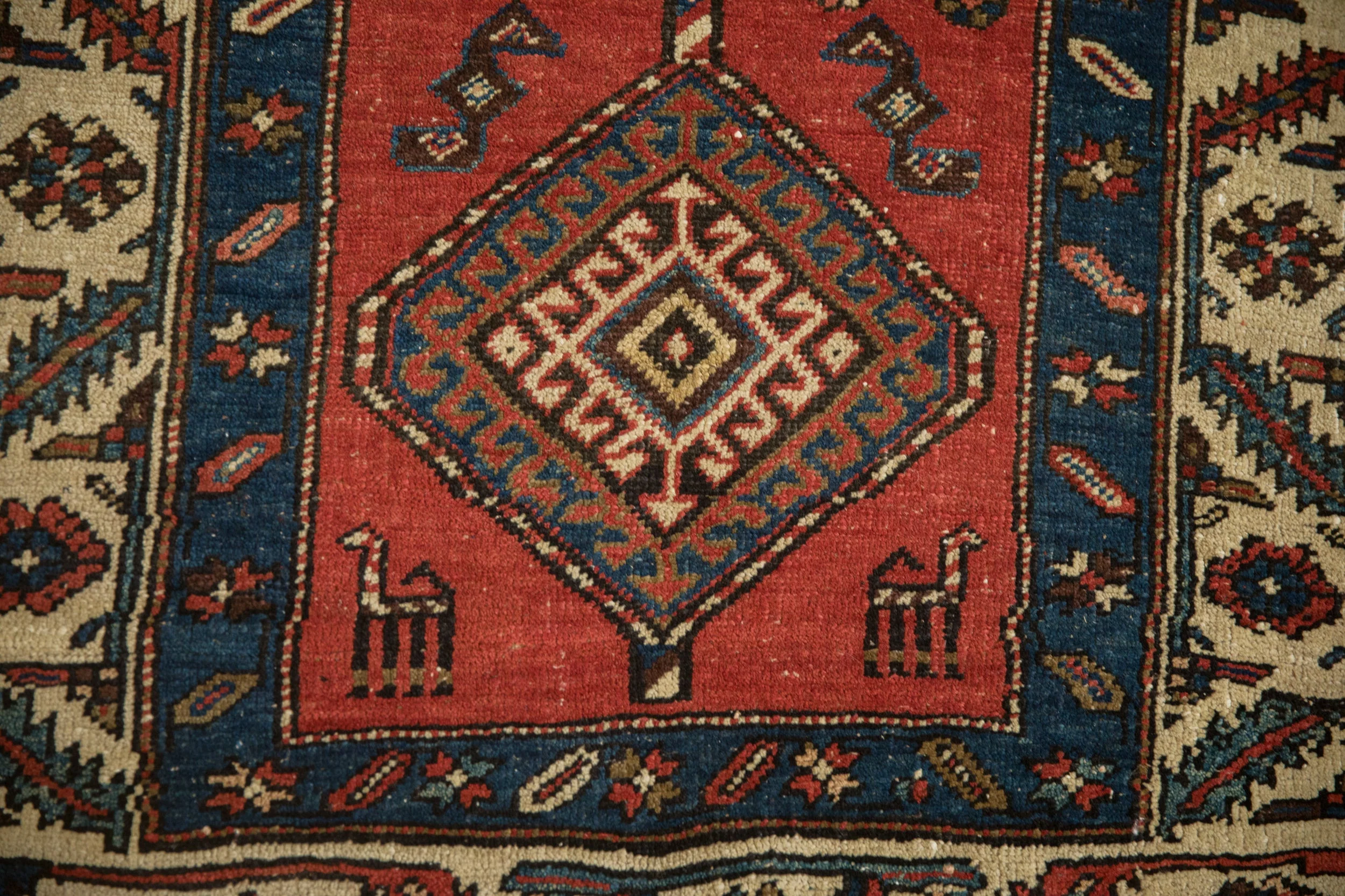 3x14.5 Antique Northwest Persian Rug Runner - Image 3
