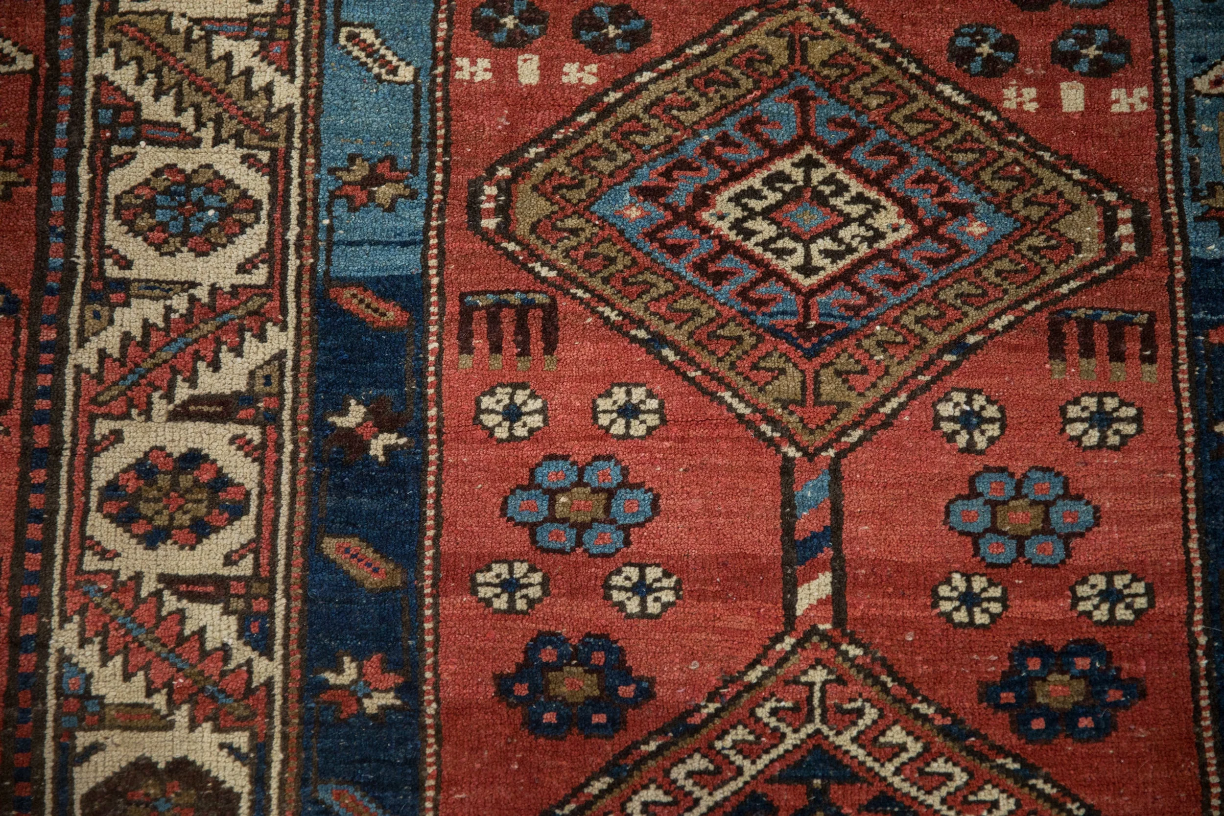 3x14.5 Antique Northwest Persian Rug Runner - Image 4