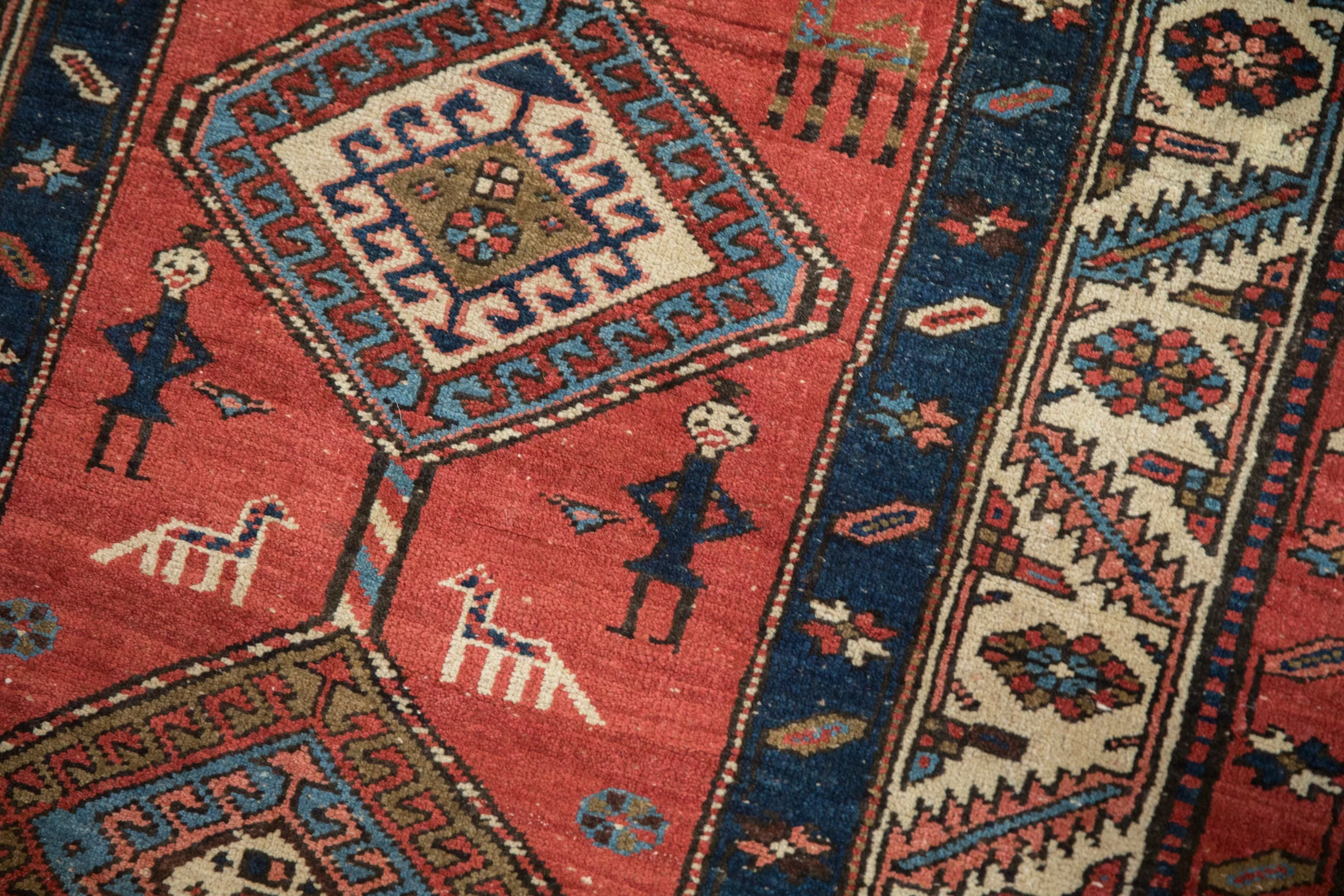 3x14.5 Antique Northwest Persian Rug Runner - Image 6