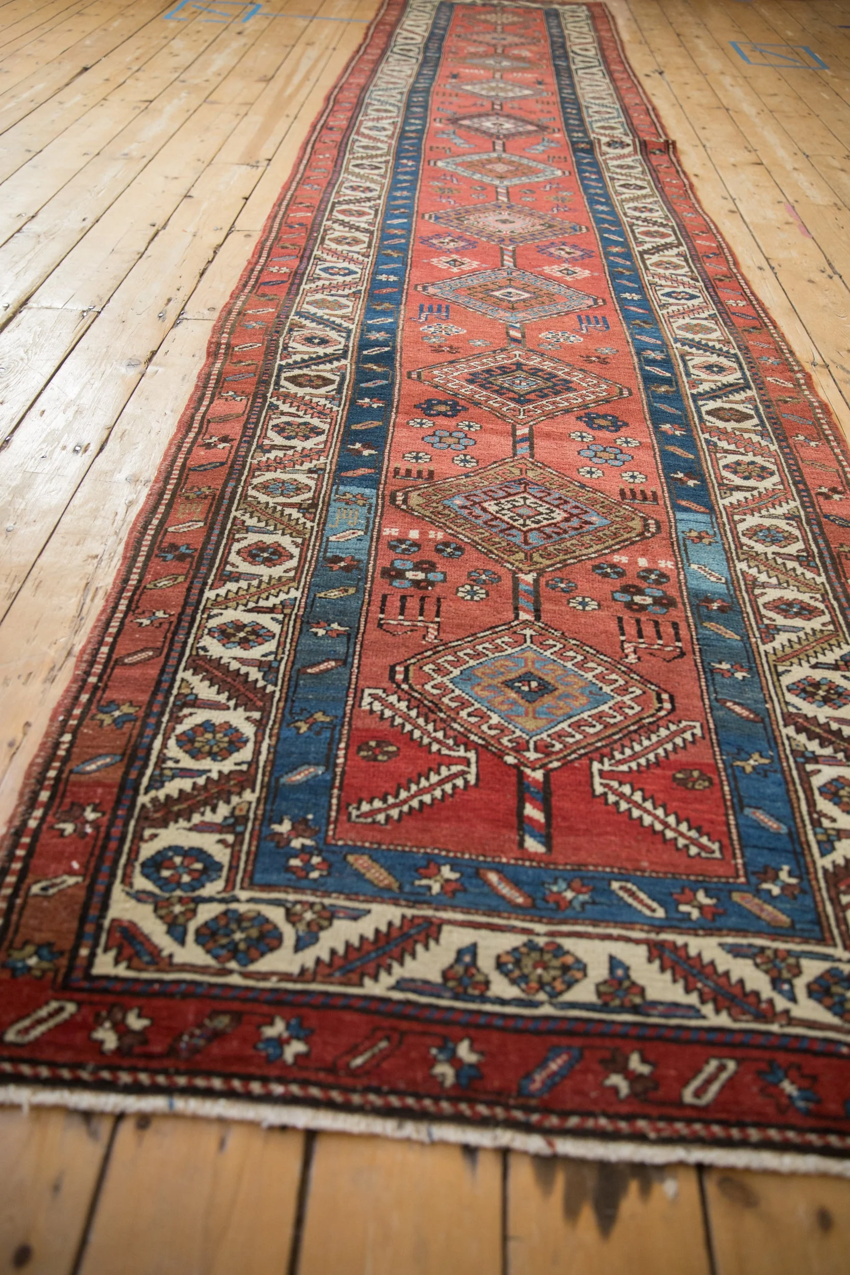 3x14.5 Antique Northwest Persian Rug Runner - Image 7