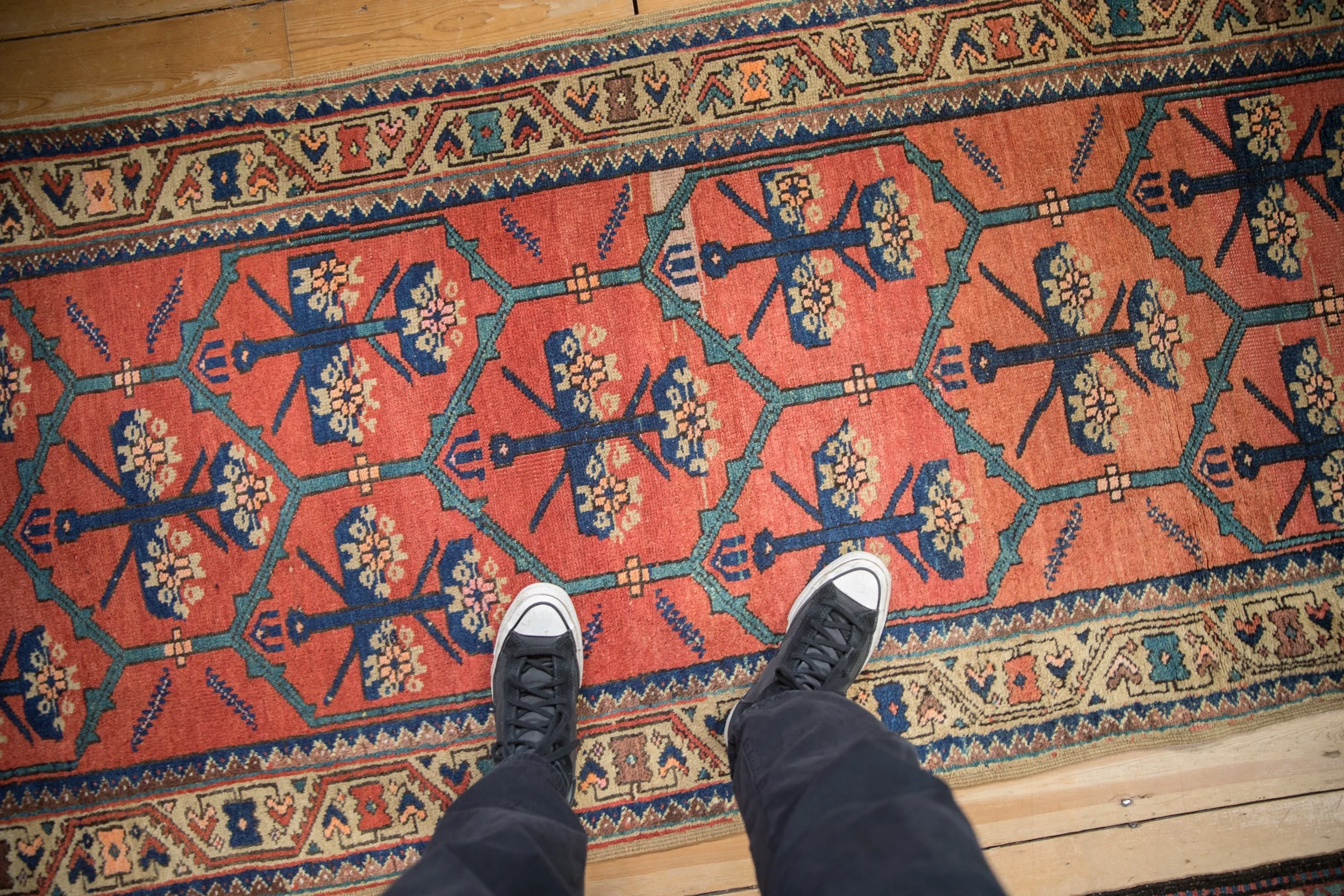 3x14.5 Antique Northwest Persian Rug Runner - Image 2