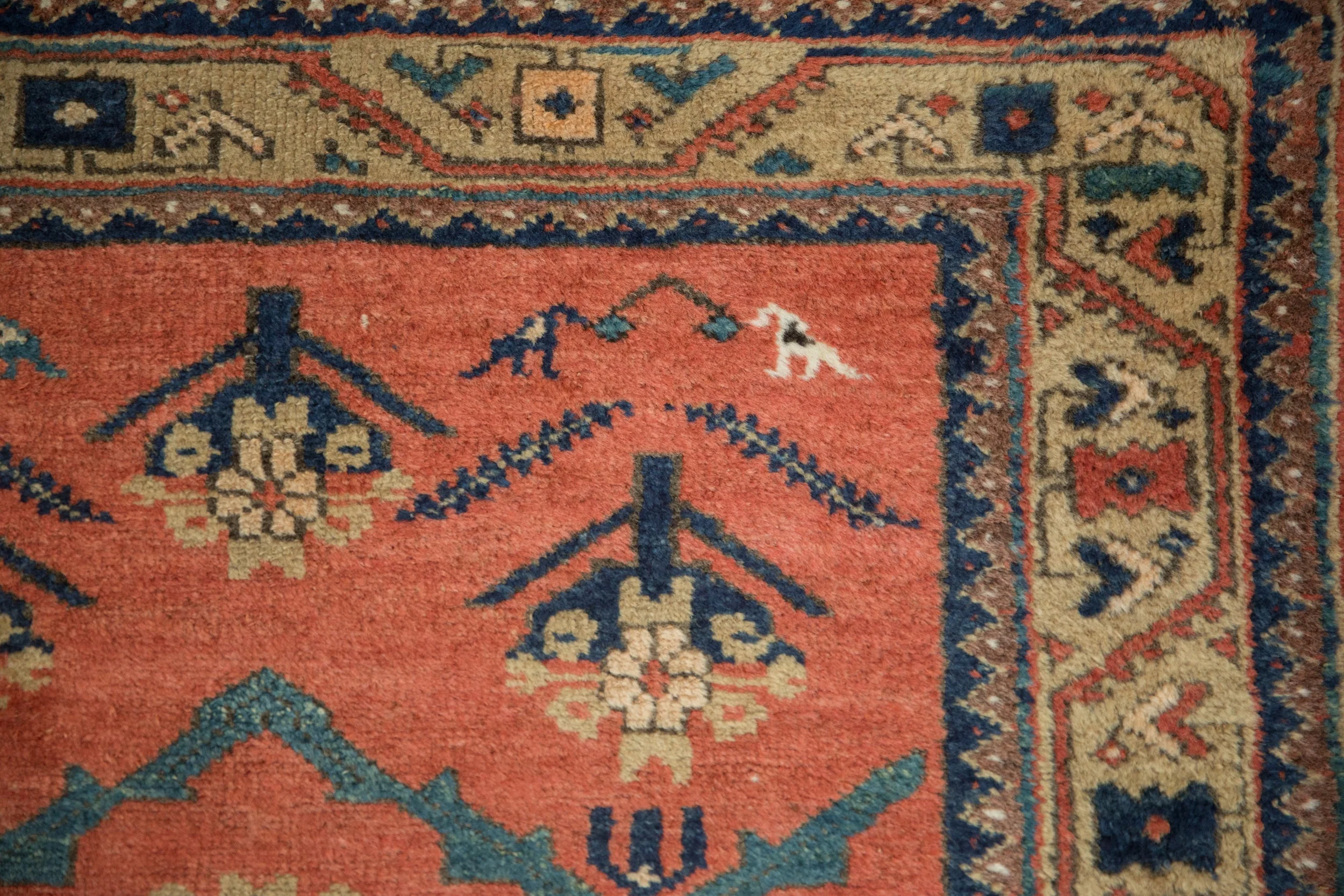 3x14.5 Antique Northwest Persian Rug Runner - Image 4