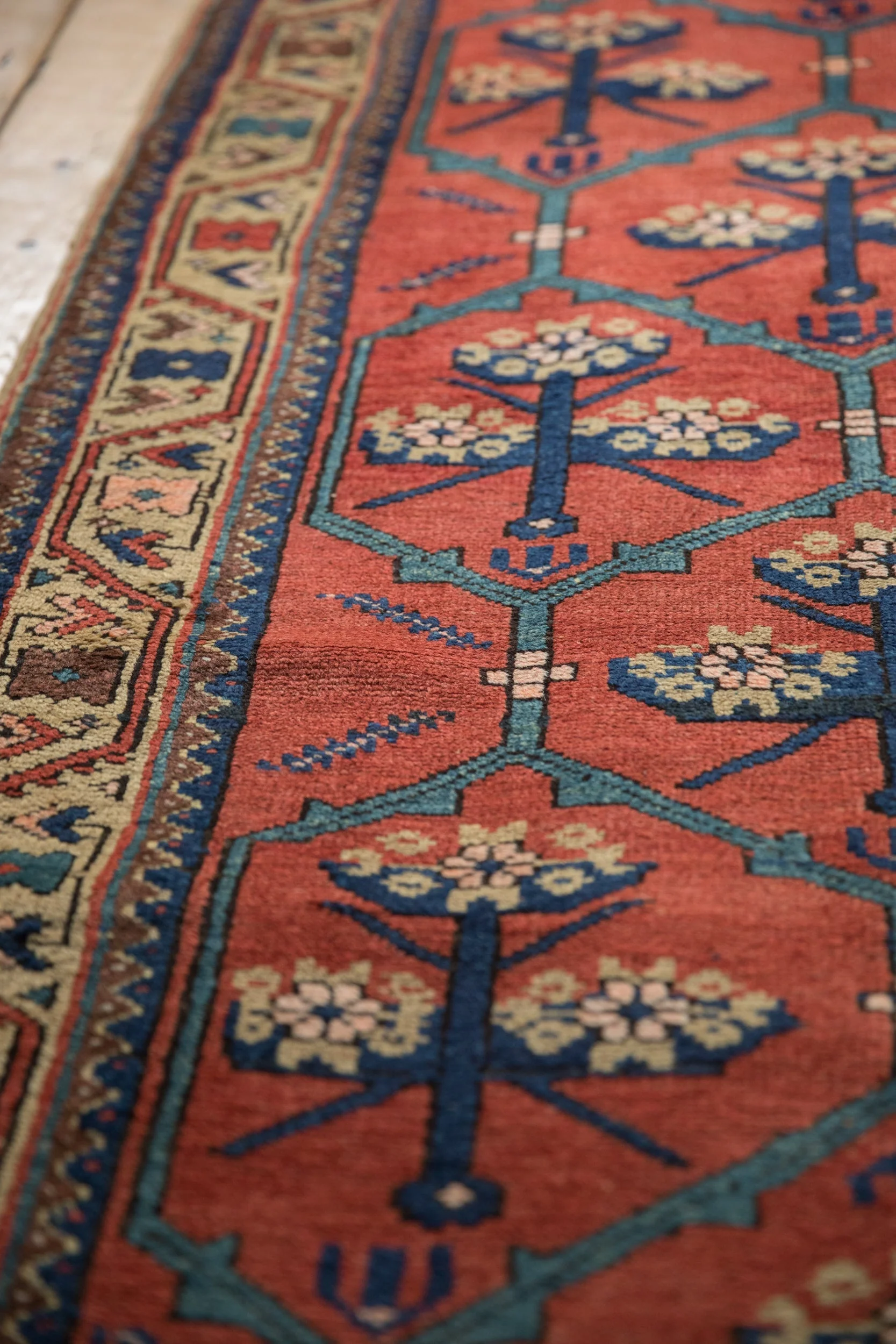 3x14.5 Antique Northwest Persian Rug Runner - Image 8