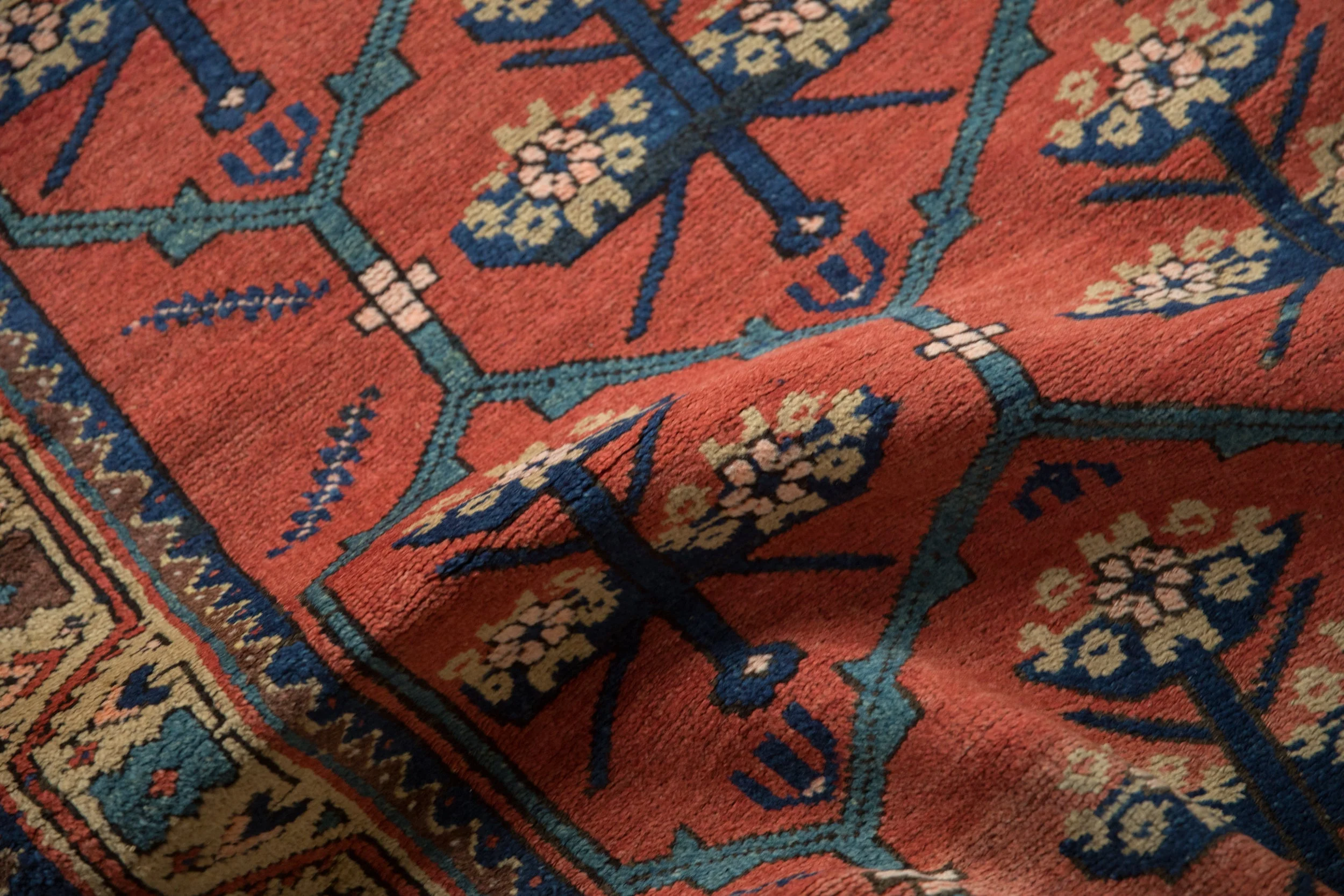 3x14.5 Antique Northwest Persian Rug Runner - Image 9