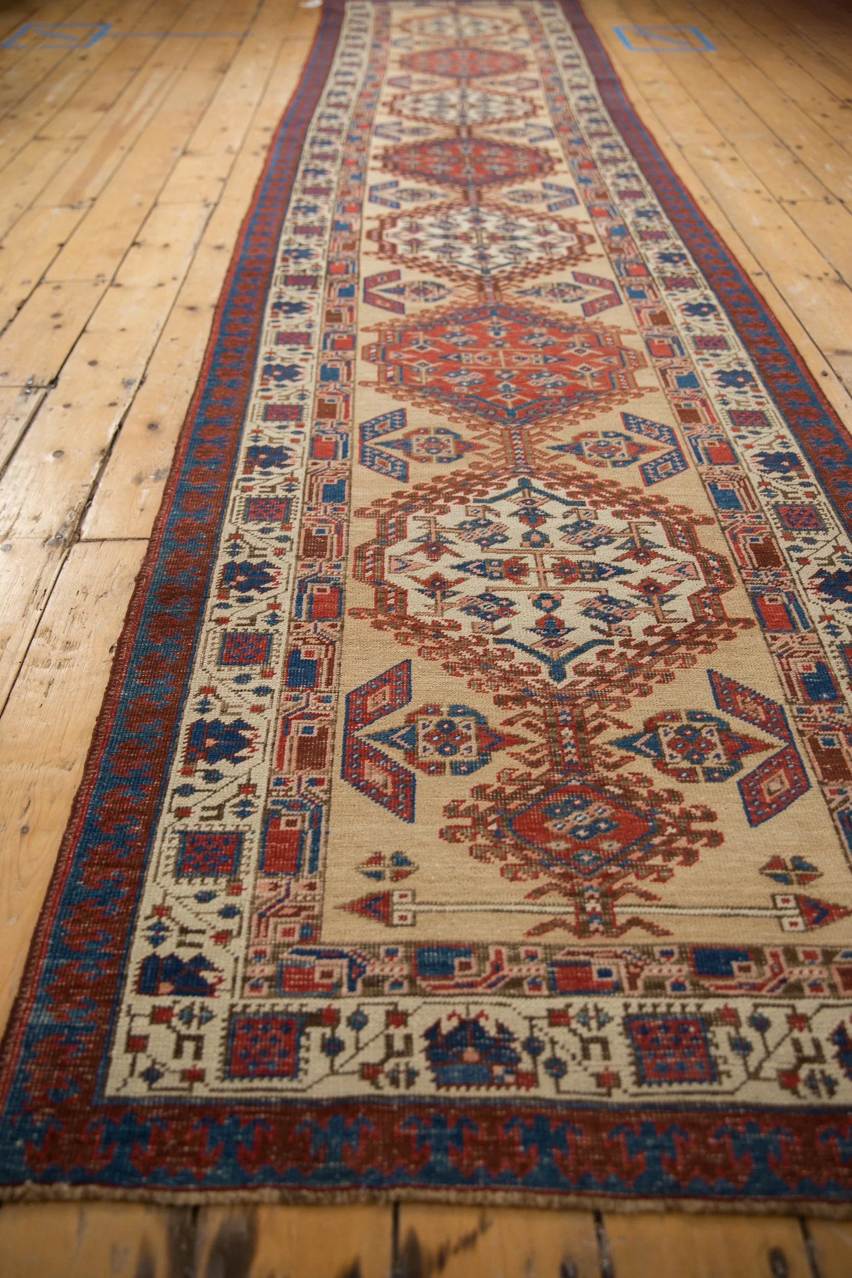 3x14.5 Antique Serab Rug Runner - Image 4