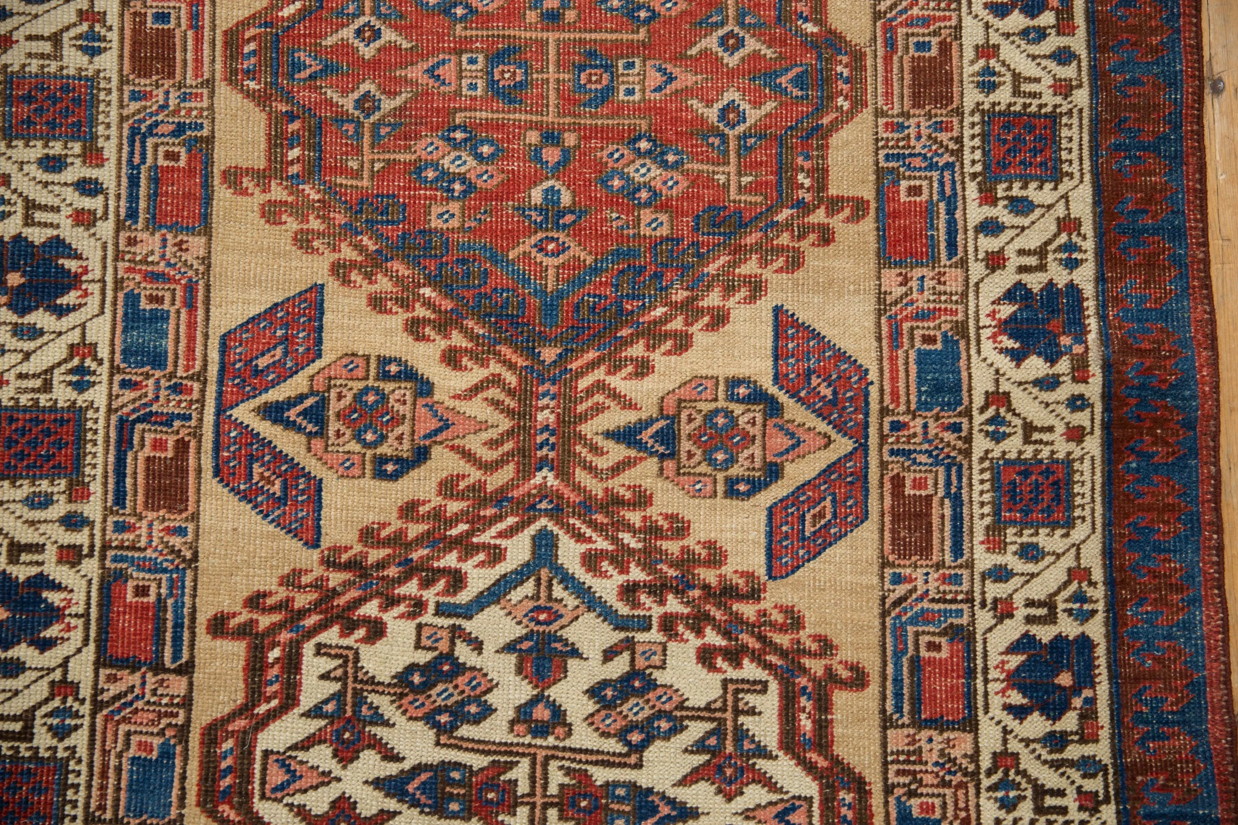 3x14.5 Antique Serab Rug Runner - Image 7