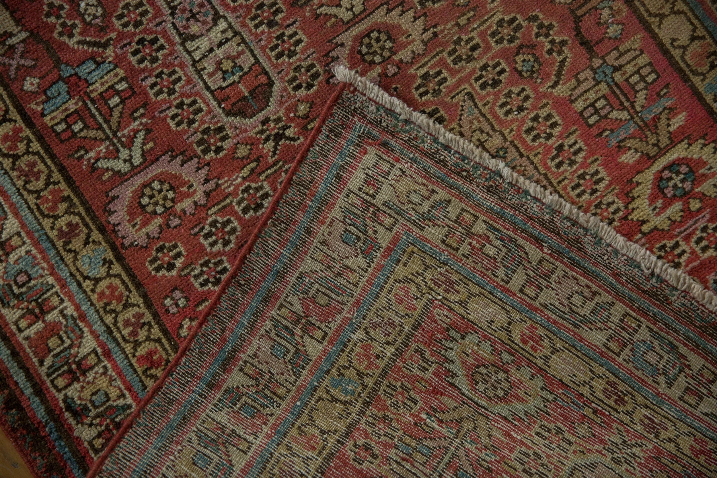 3x14.5 Vintage Distressed Fragment Malayer Rug Runner - Image 10