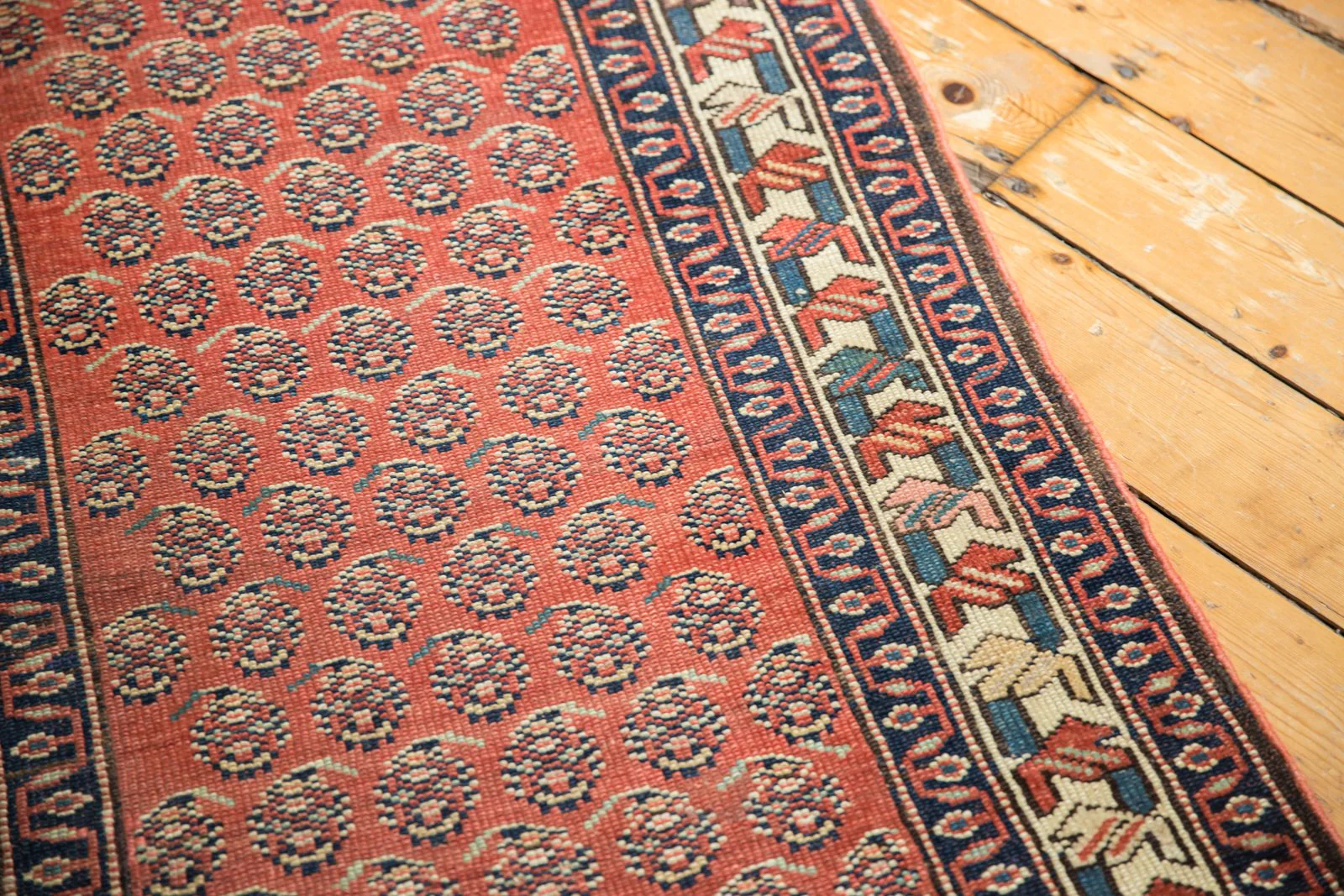 3x14.5 Vintage Mir Serbend Rug Runner - Image 10