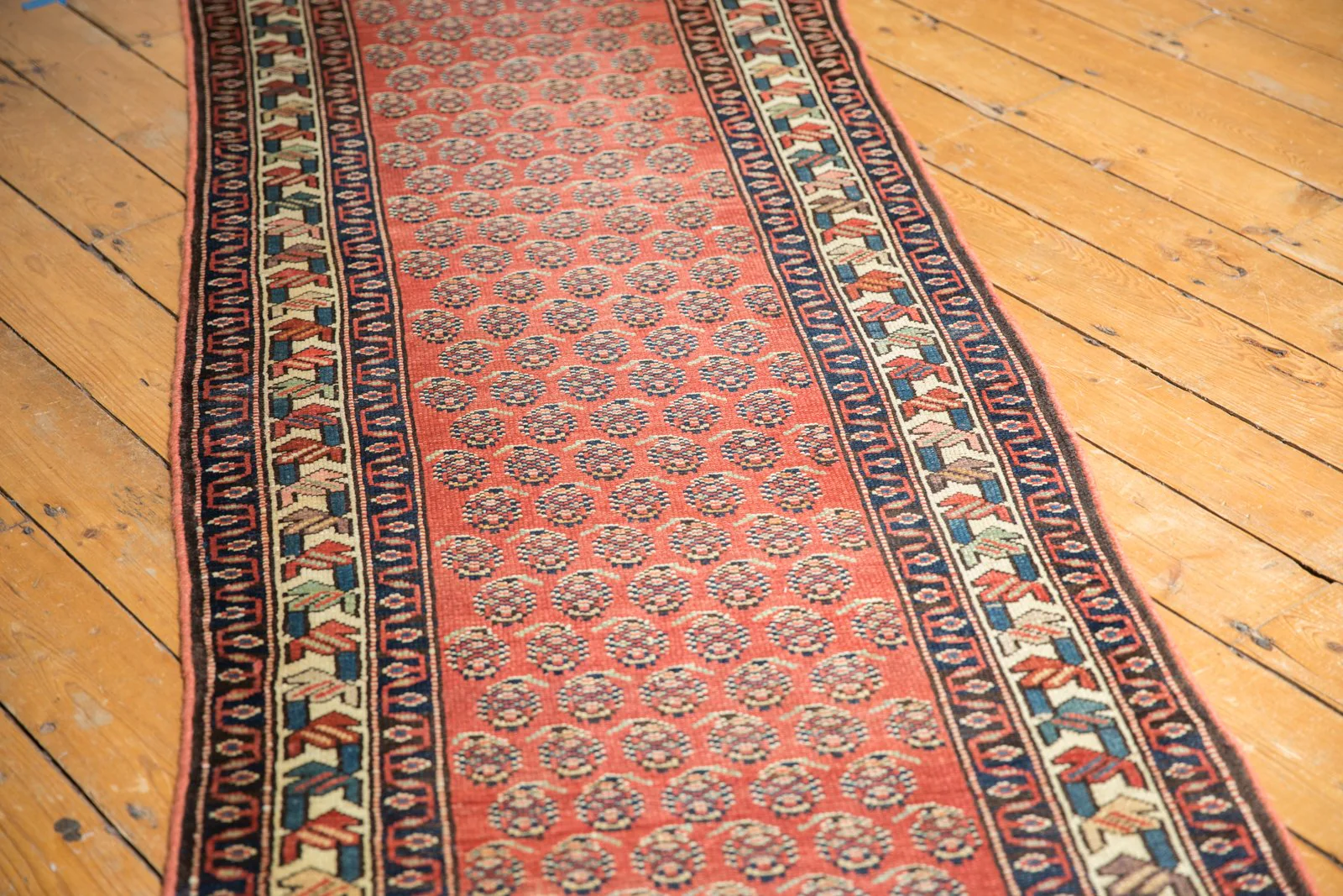 3x14.5 Vintage Mir Serbend Rug Runner - Image 11