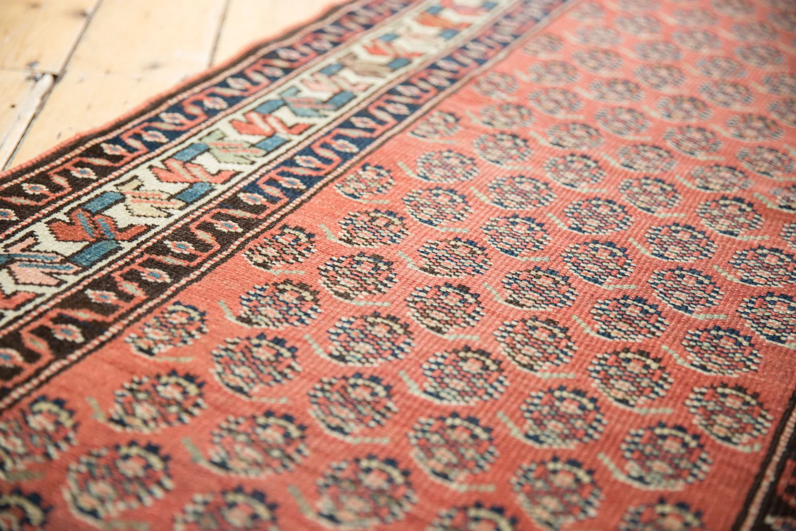 3x14.5 Vintage Mir Serbend Rug Runner - Image 3