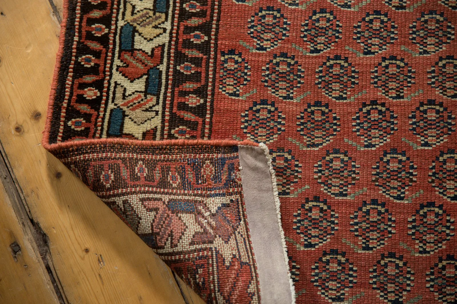 3x14.5 Vintage Mir Serbend Rug Runner - Image 7