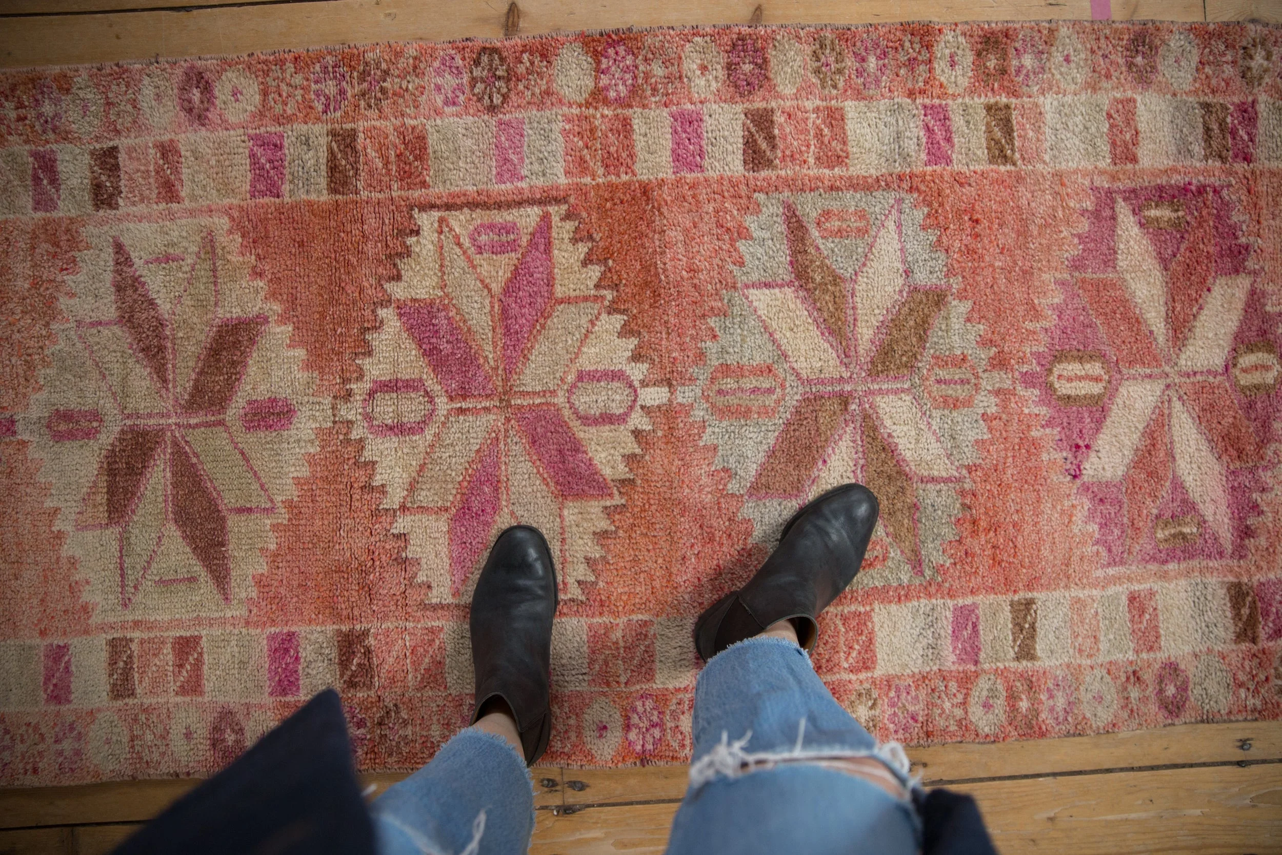 3x14 Vintage Distressed Kurd Rug Runner - Image 2