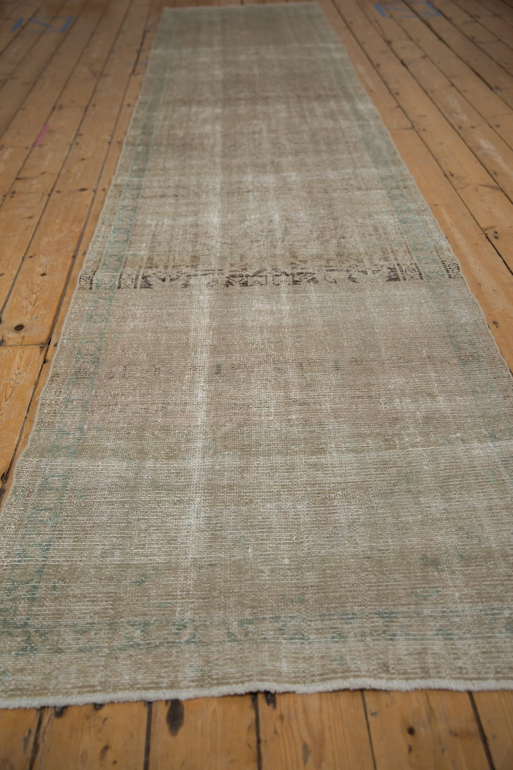3x14 Vintage Fine Distressed Hamadan Rug Runner - Image 8