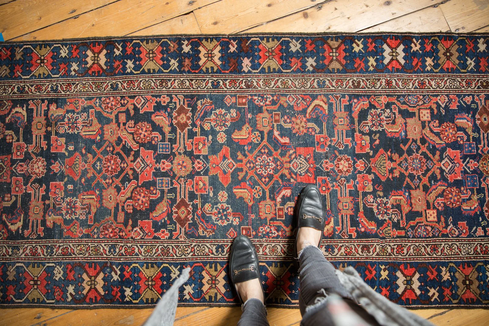 3x14 Vintage Malayer Rug Runner - Image 2