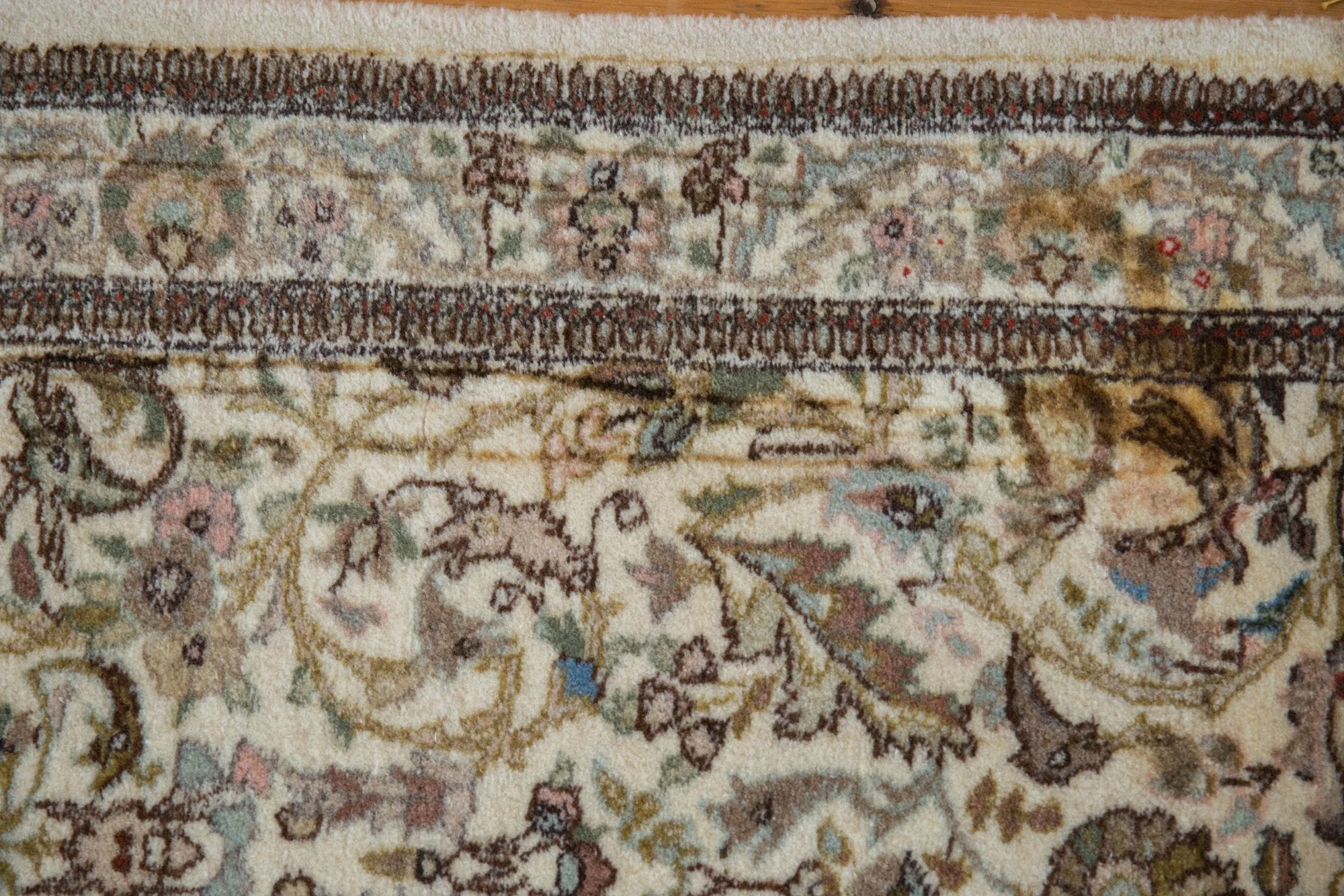3x14 Vintage Tabriz Rug Runner - Image 10