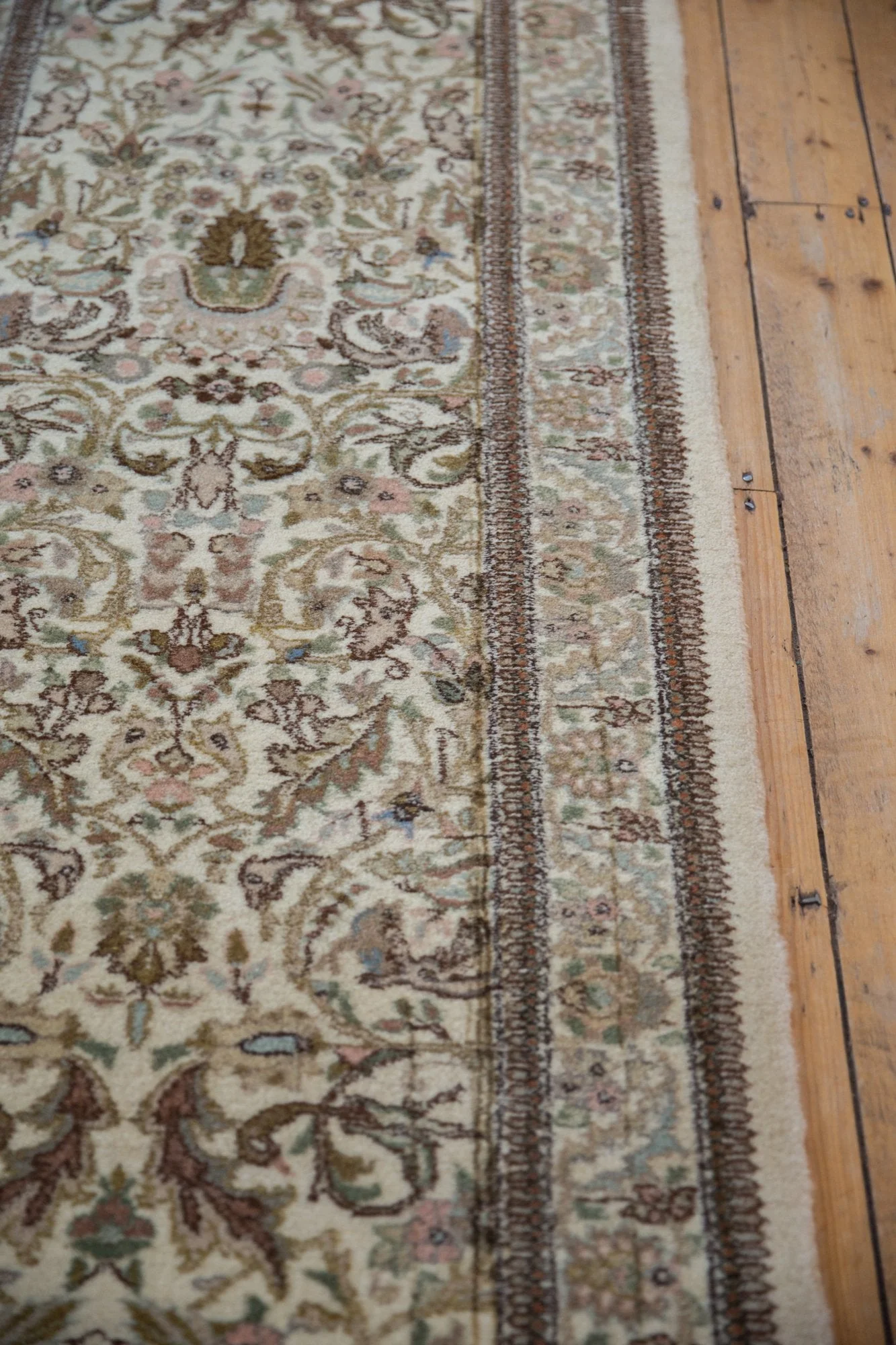 3x14 Vintage Tabriz Rug Runner - Image 11