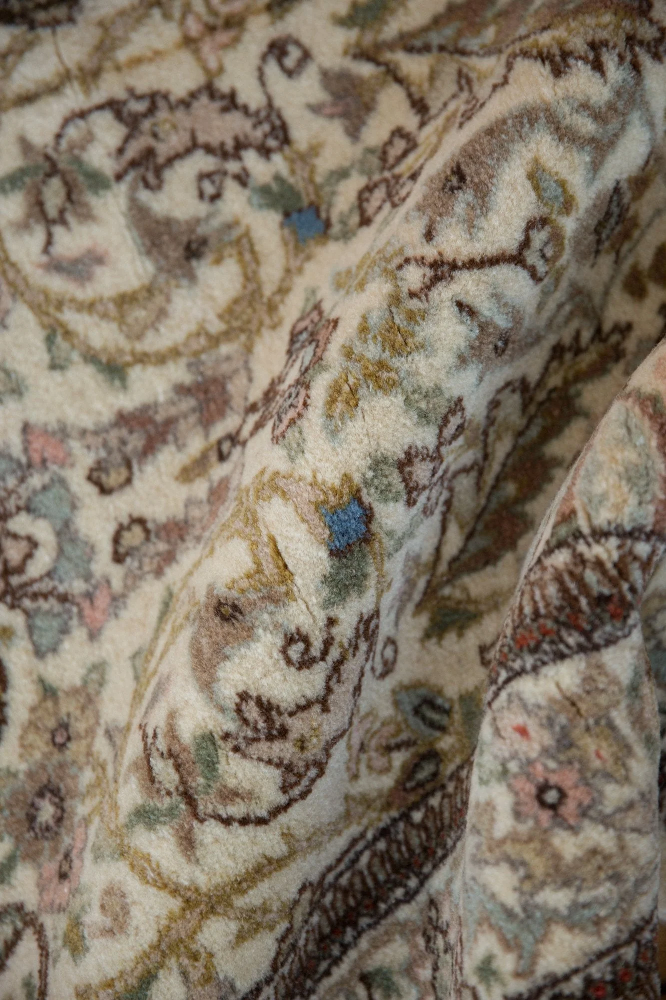 3x14 Vintage Tabriz Rug Runner - Image 12