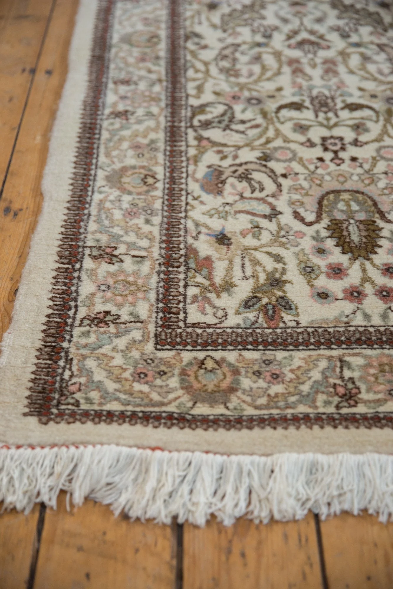 3x14 Vintage Tabriz Rug Runner - Image 4
