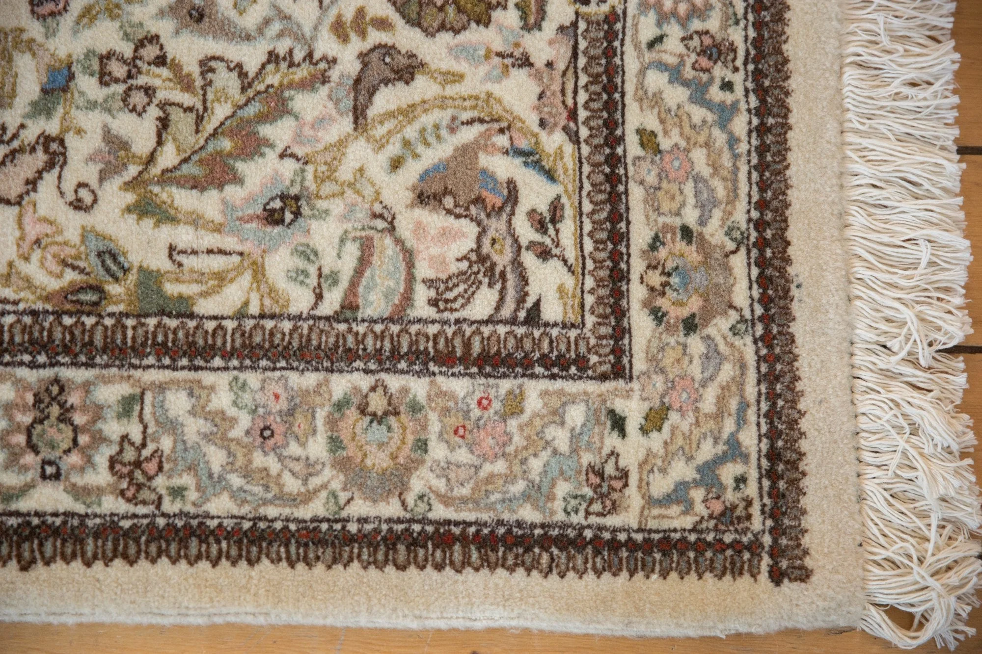 3x14 Vintage Tabriz Rug Runner - Image 7