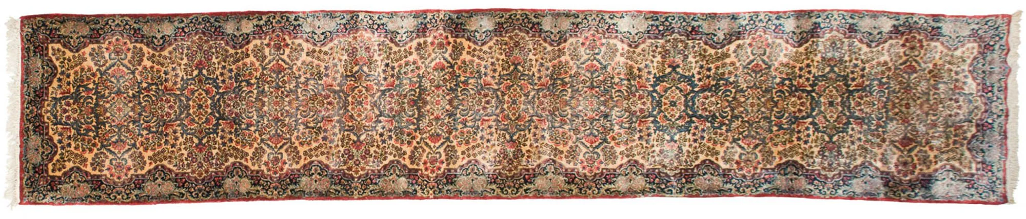 3x15.5 Vintage Kerman Rug Runner - Image 3