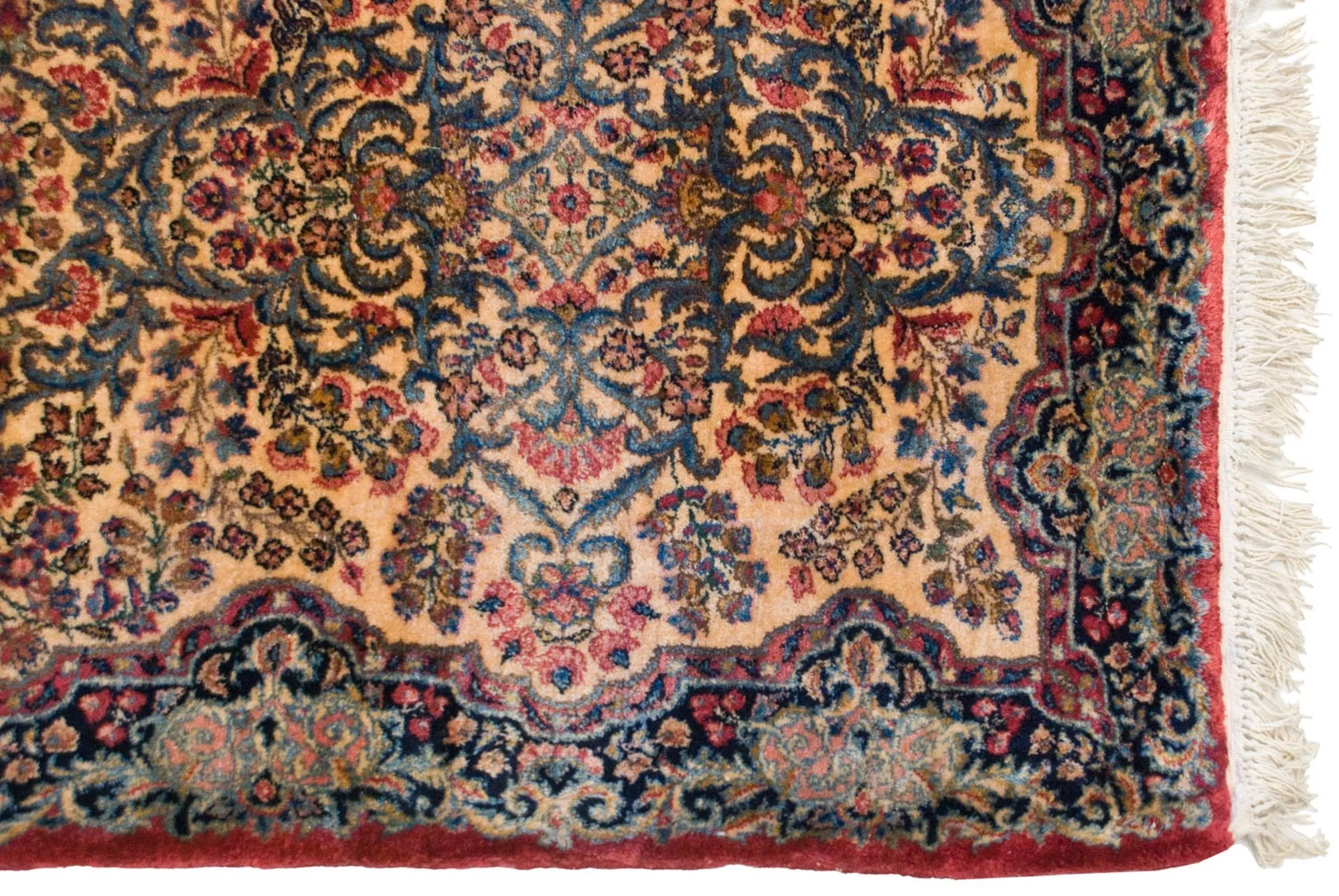 3x15.5 Vintage Kerman Rug Runner - Image 6