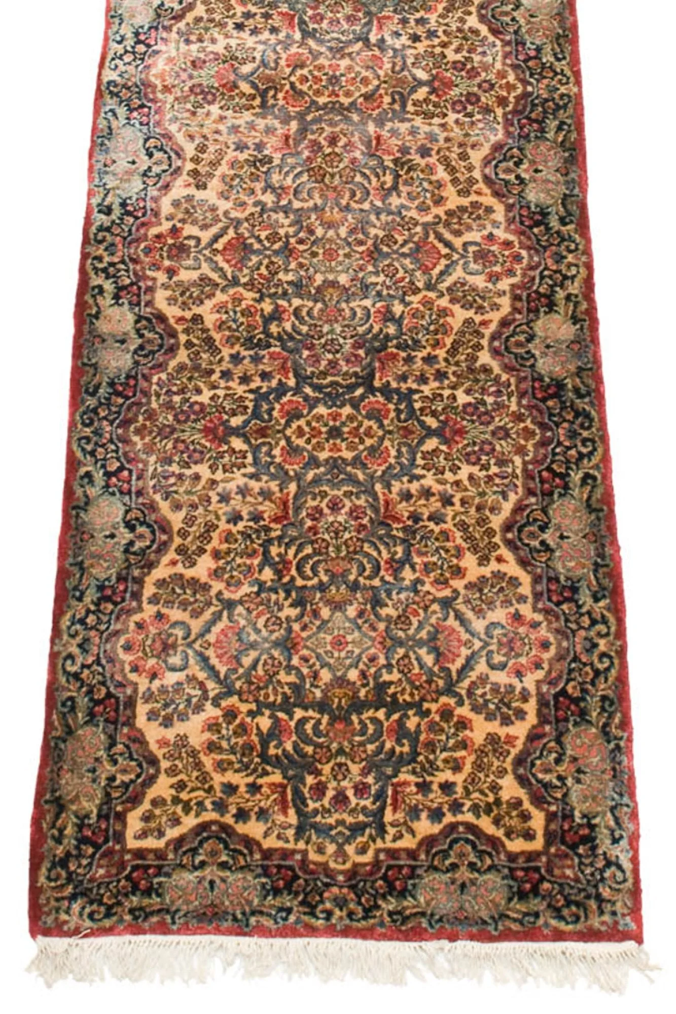 3x15.5 Vintage Kerman Rug Runner - Image 7