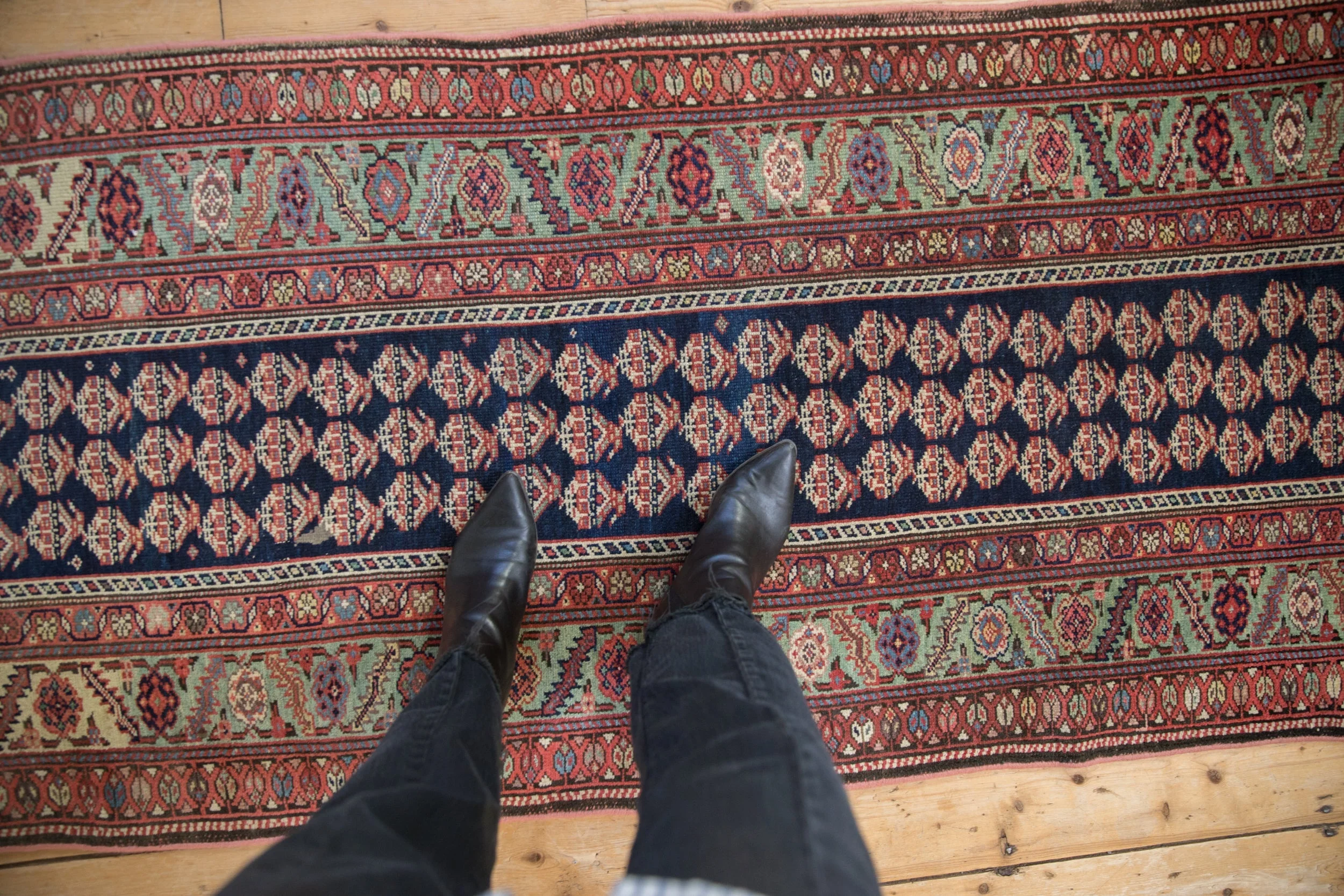 3x15 Antique Malayer Rug Runner - Image 2