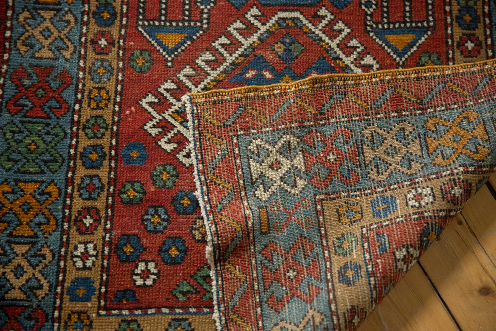 3x15 Vintage Karaja Rug Runner - Image 11