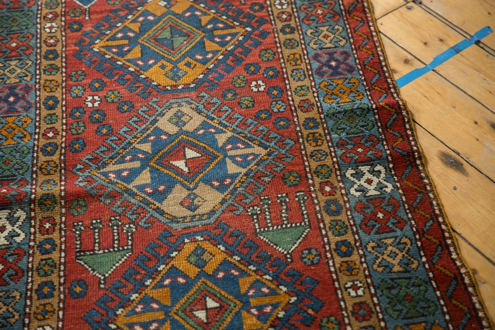 3x15 Vintage Karaja Rug Runner - Image 12