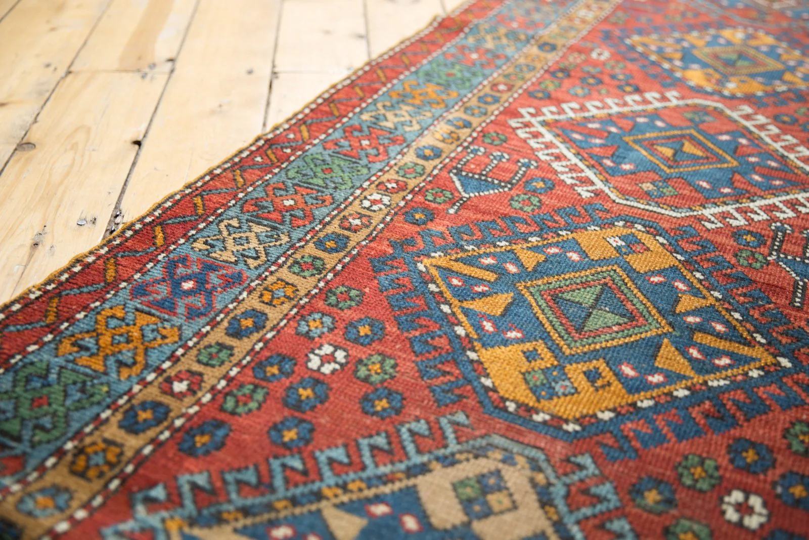3x15 Vintage Karaja Rug Runner - Image 3