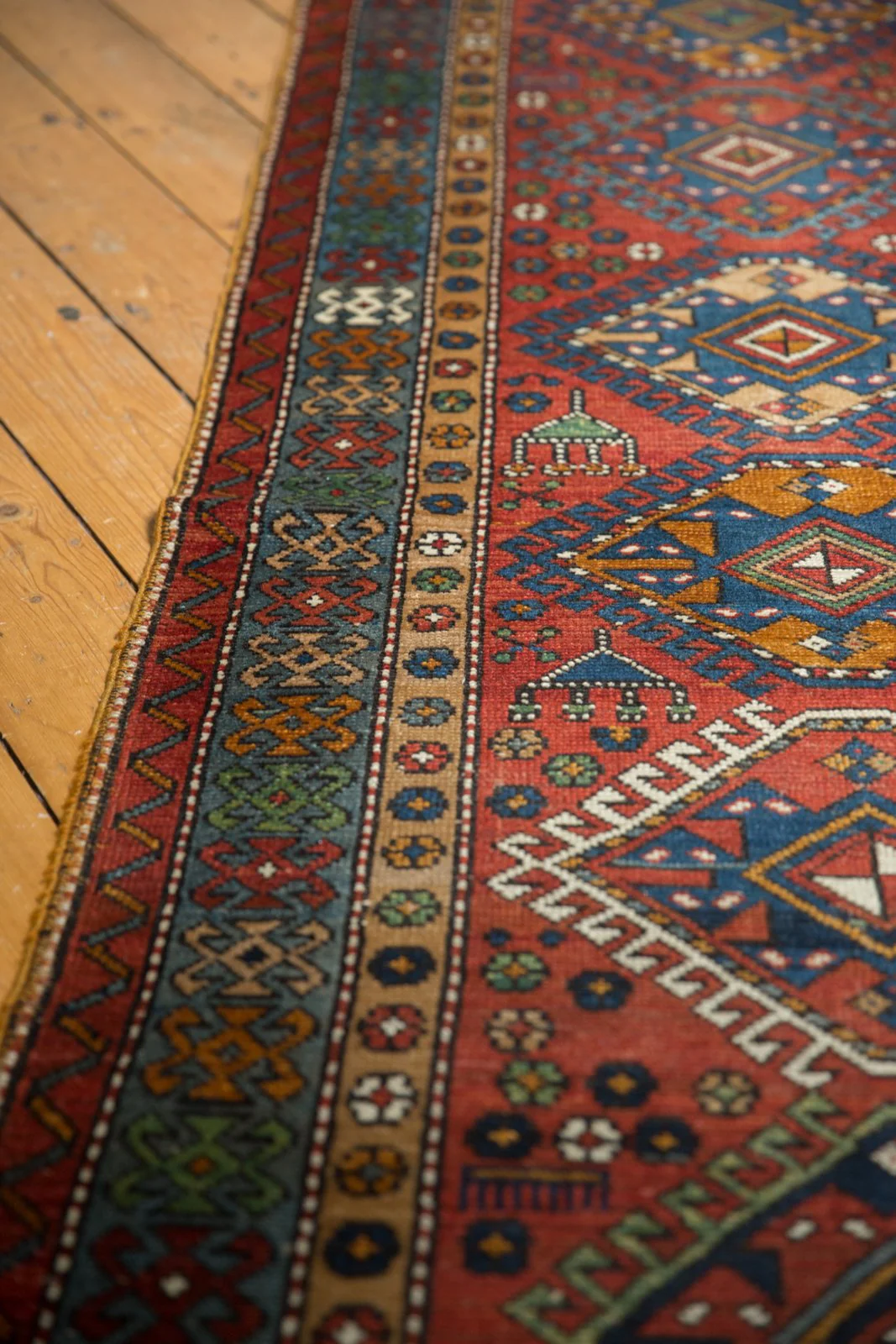 3x15 Vintage Karaja Rug Runner - Image 9