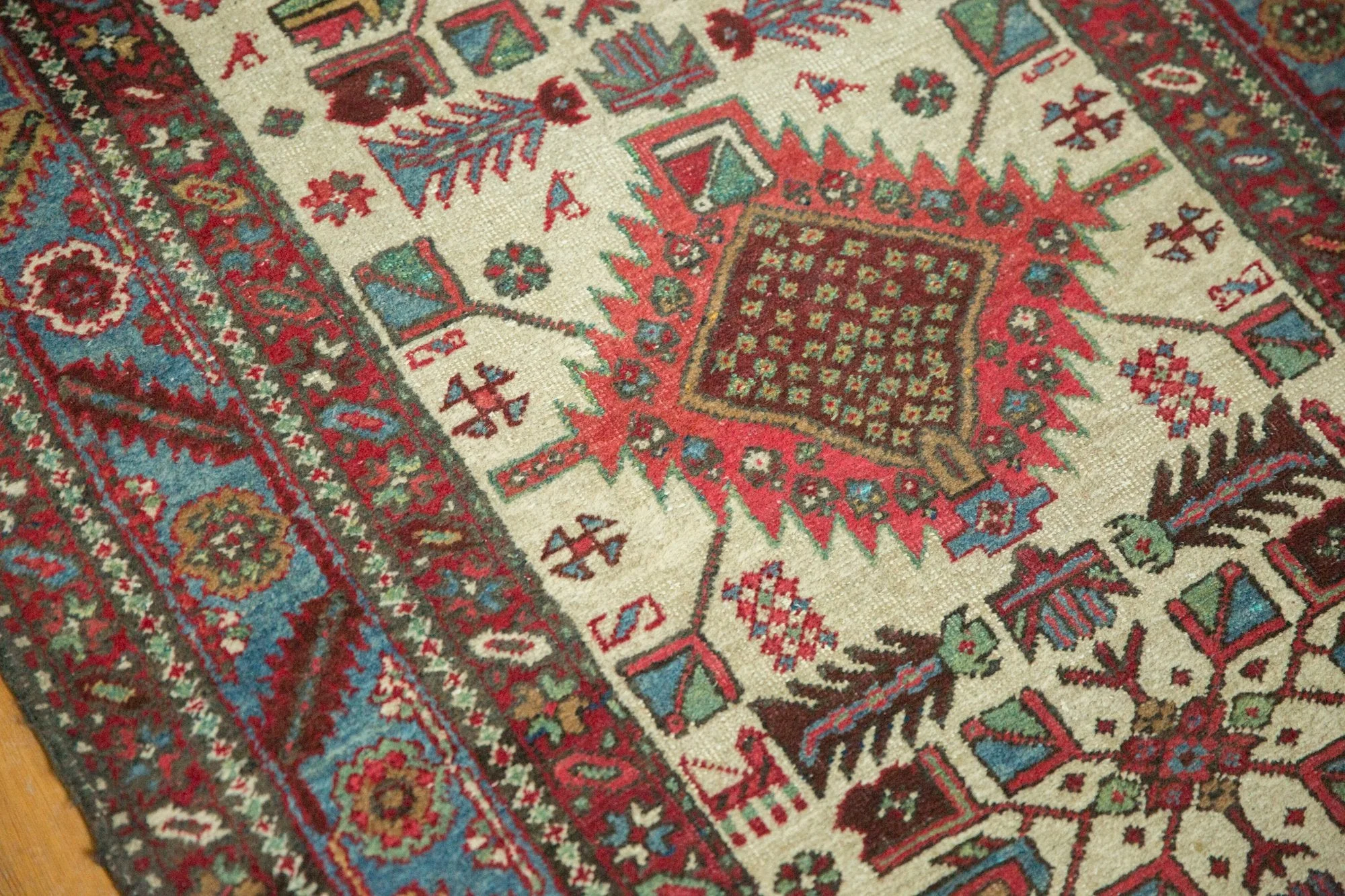 3x15 Vintage Karaja Rug Runner - Image 6