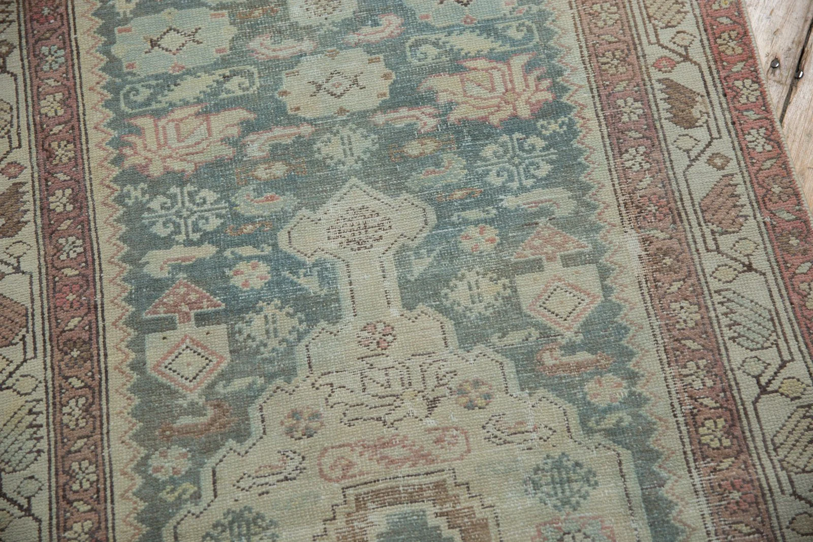 3x16.5 Vintage Distressed Malayer Rug Runner - Image 6
