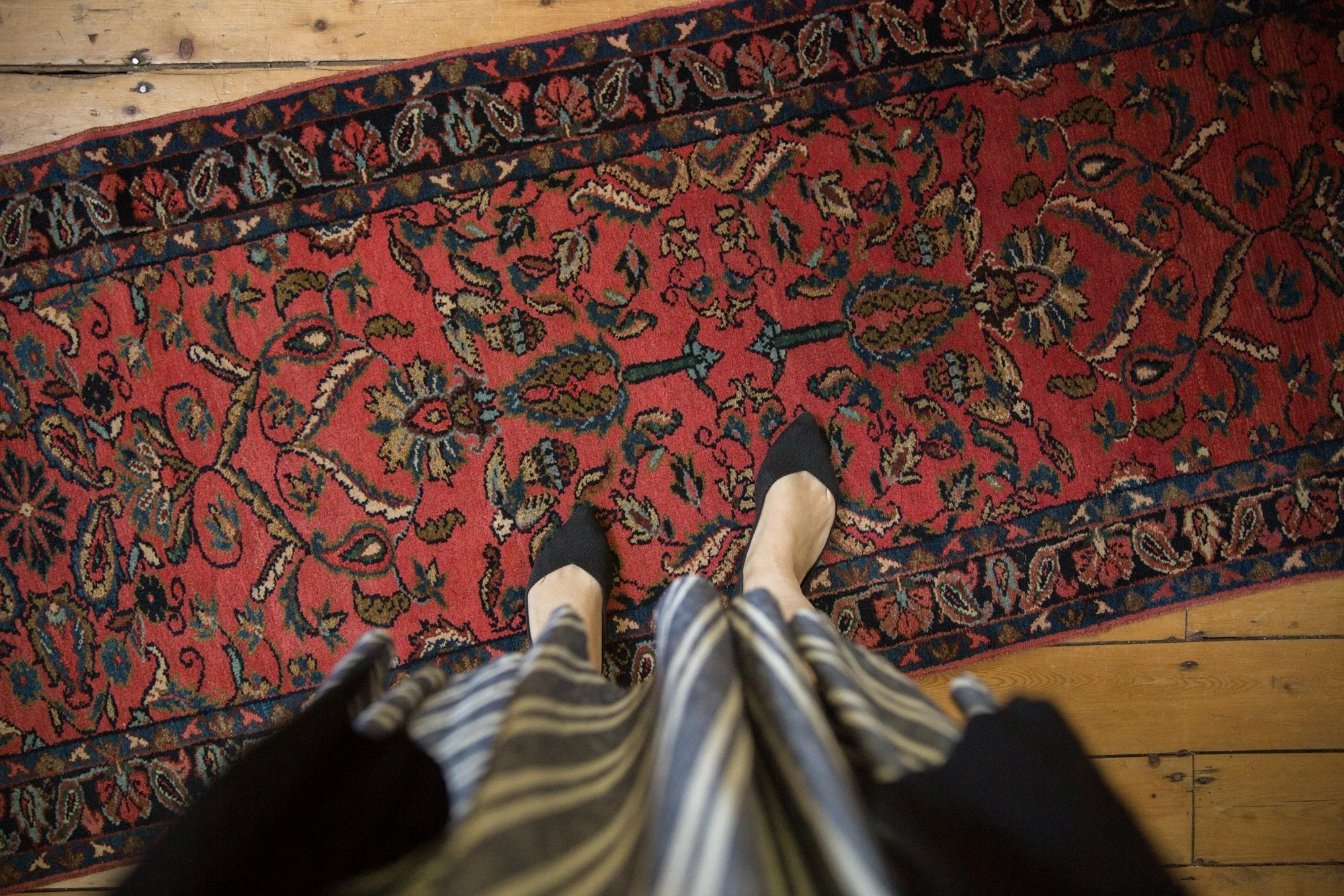 3x16.5 Vintage Lilihan Rug Runner - Image 2